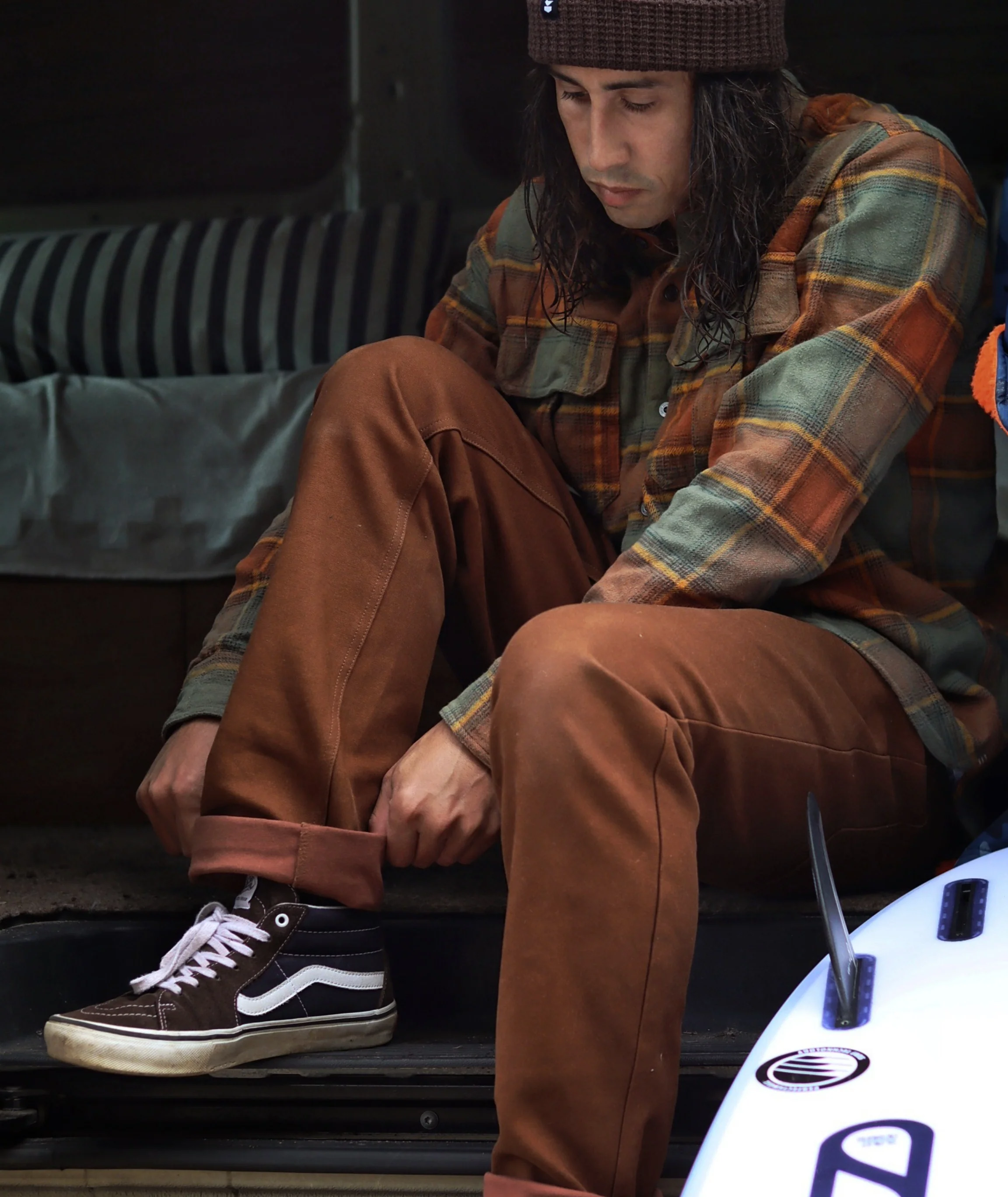 Mariner Flannel Lined Pant - Brown - Image 2