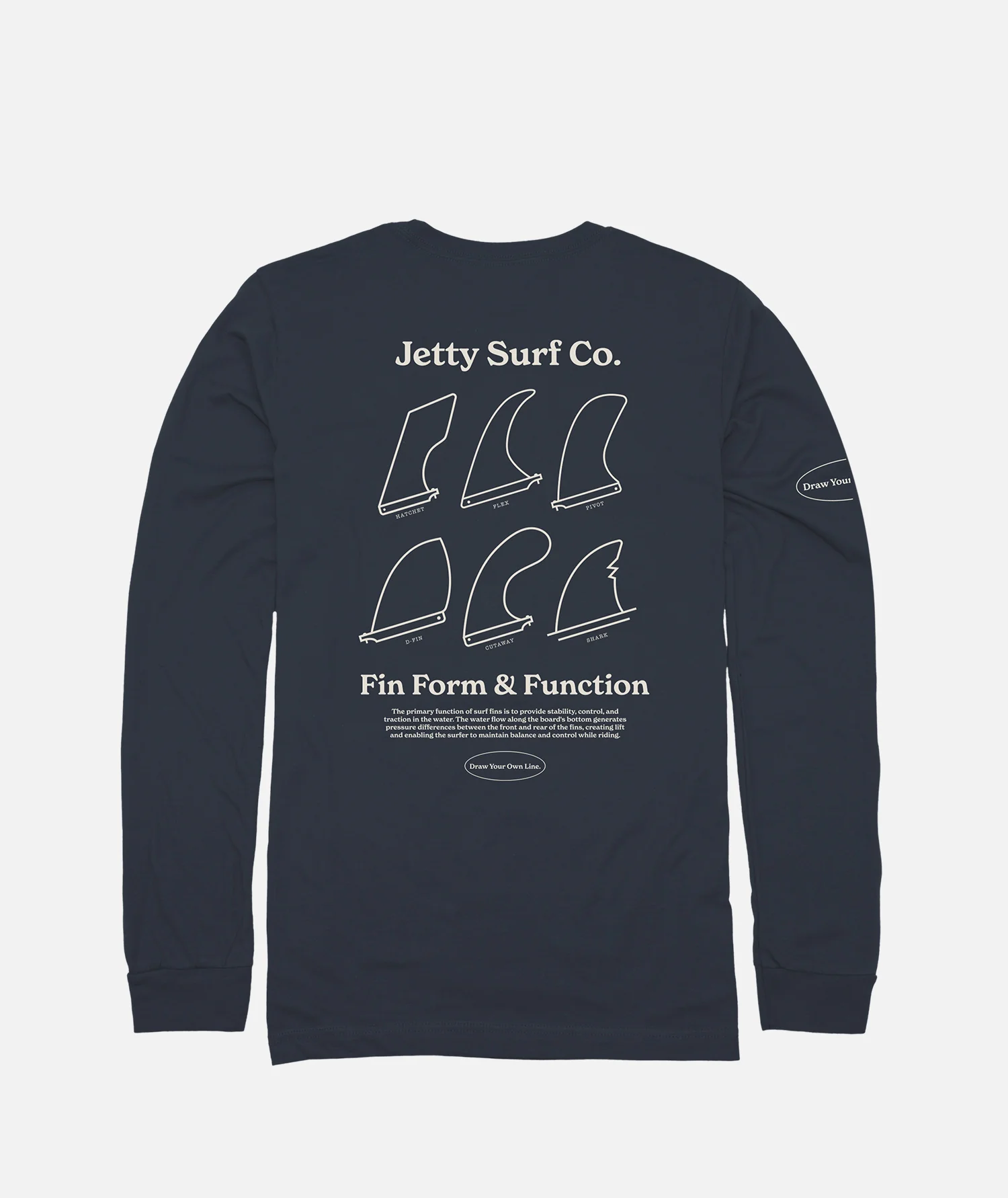 Fins Long Sleeve - Blue - Image 2