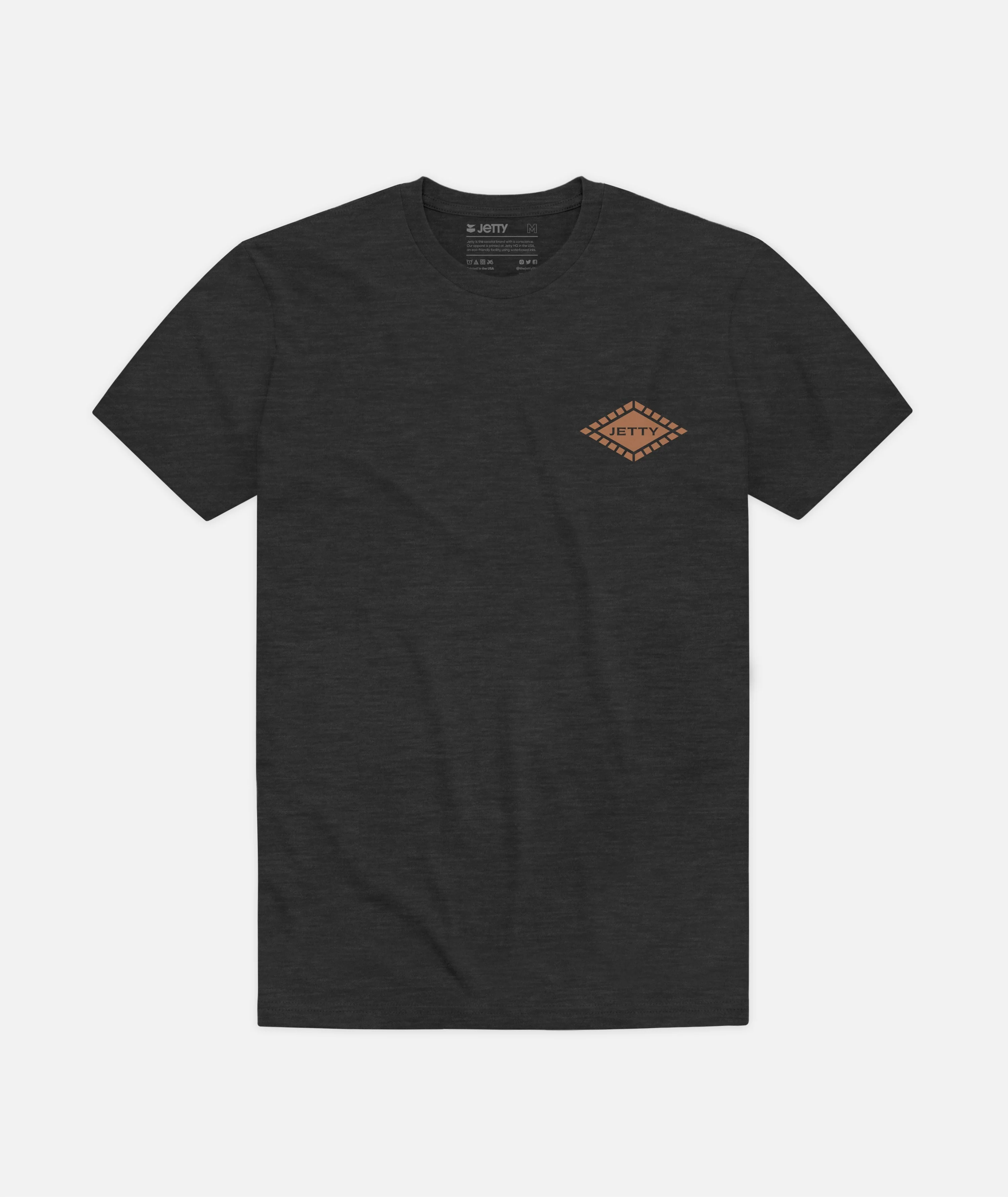 Fins Tee - Charcoal - Image 2