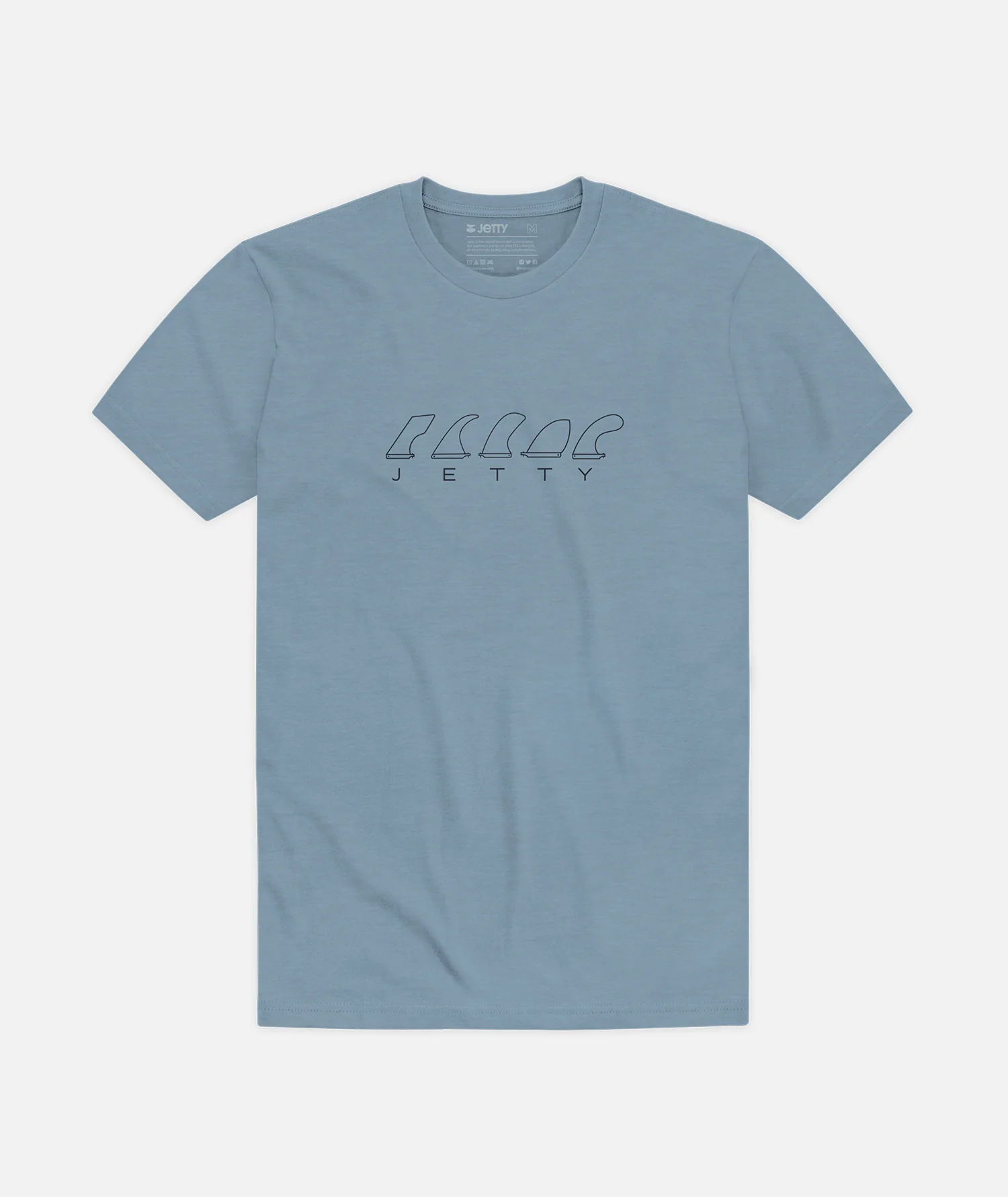 Fins Tee - Fog - Image 2