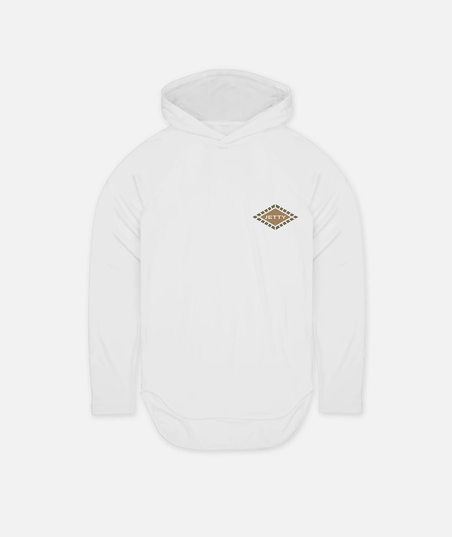 Fins UV Hoodie - White - Image 2