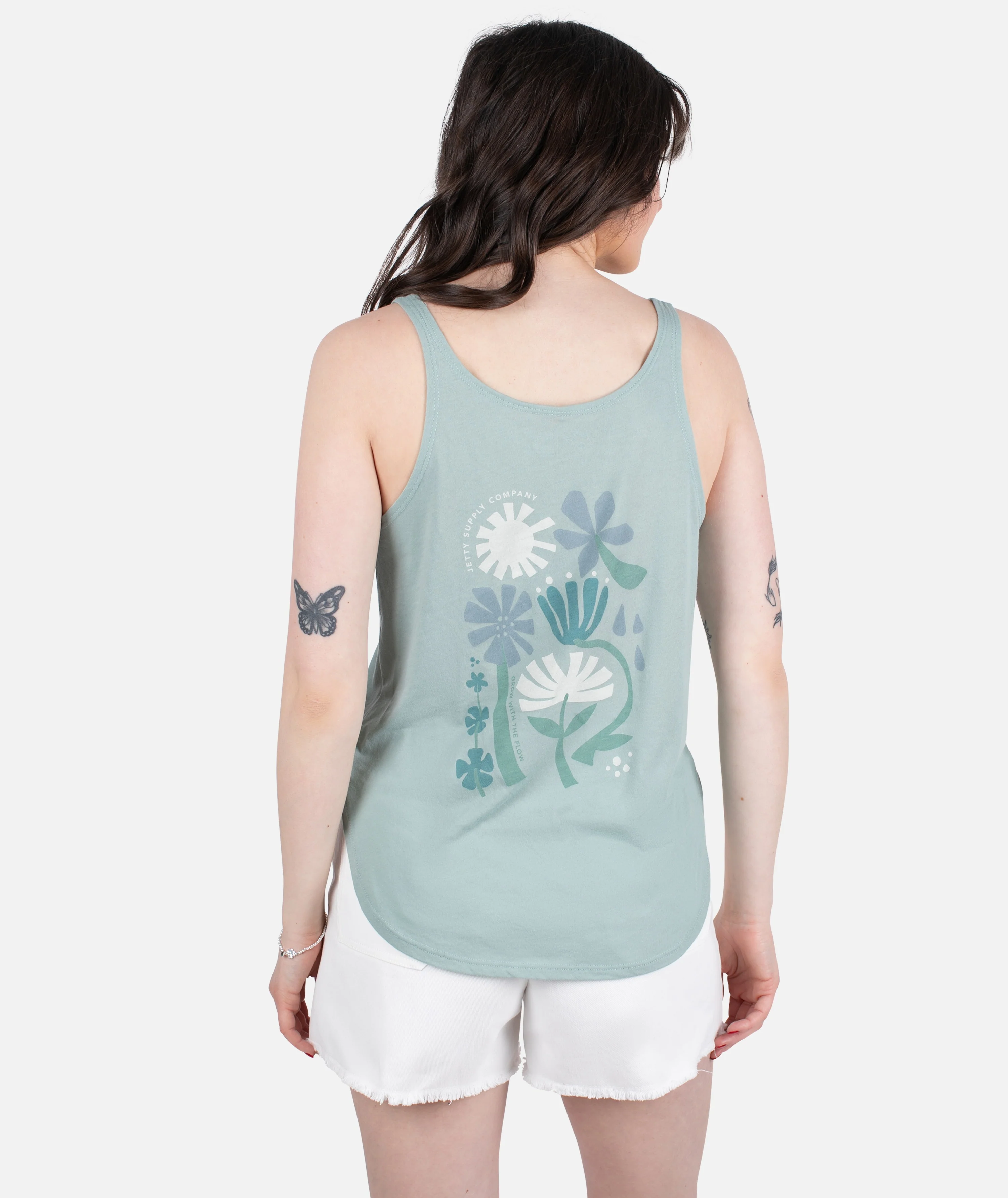 Flora Tank - Green - Image 3