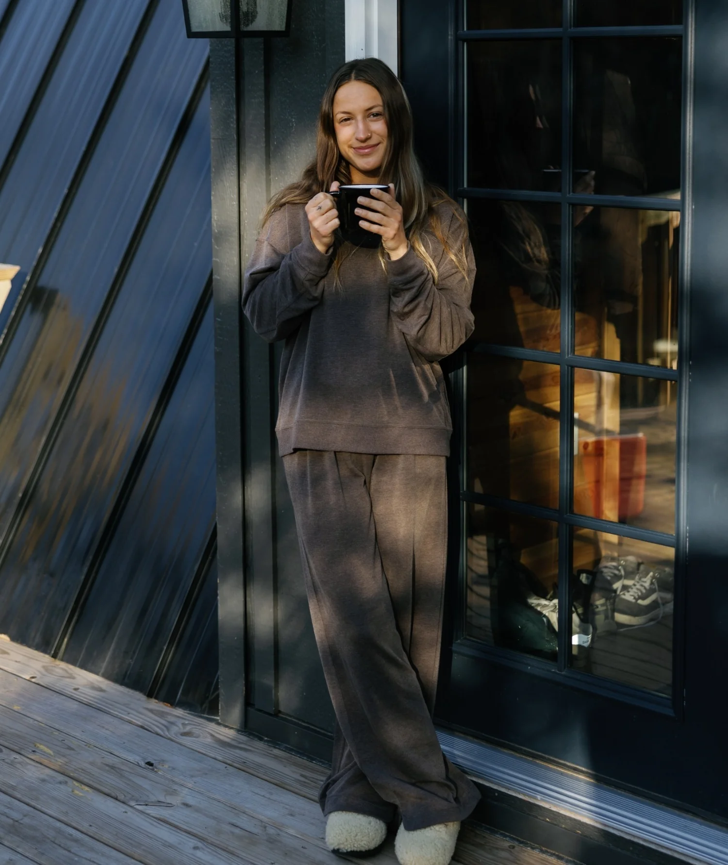 Glacier Lounge Pants - Brown - Image 4