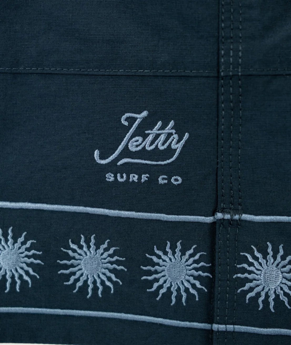 Glendola Embroidered Boardshort - Navy - Image 5