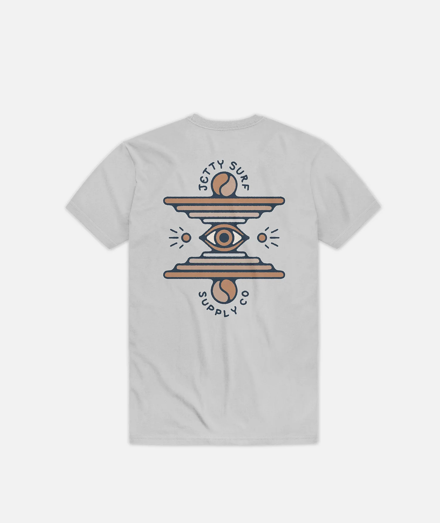 Grom Visions Tee - Light Grey