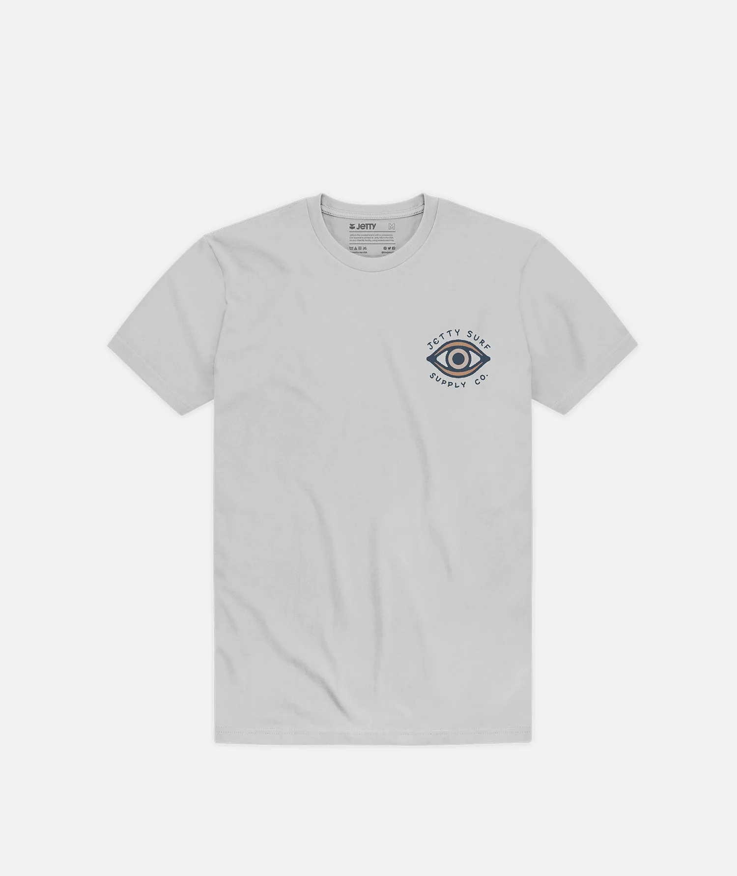 Grom Visions Tee - Light Grey - Image 2
