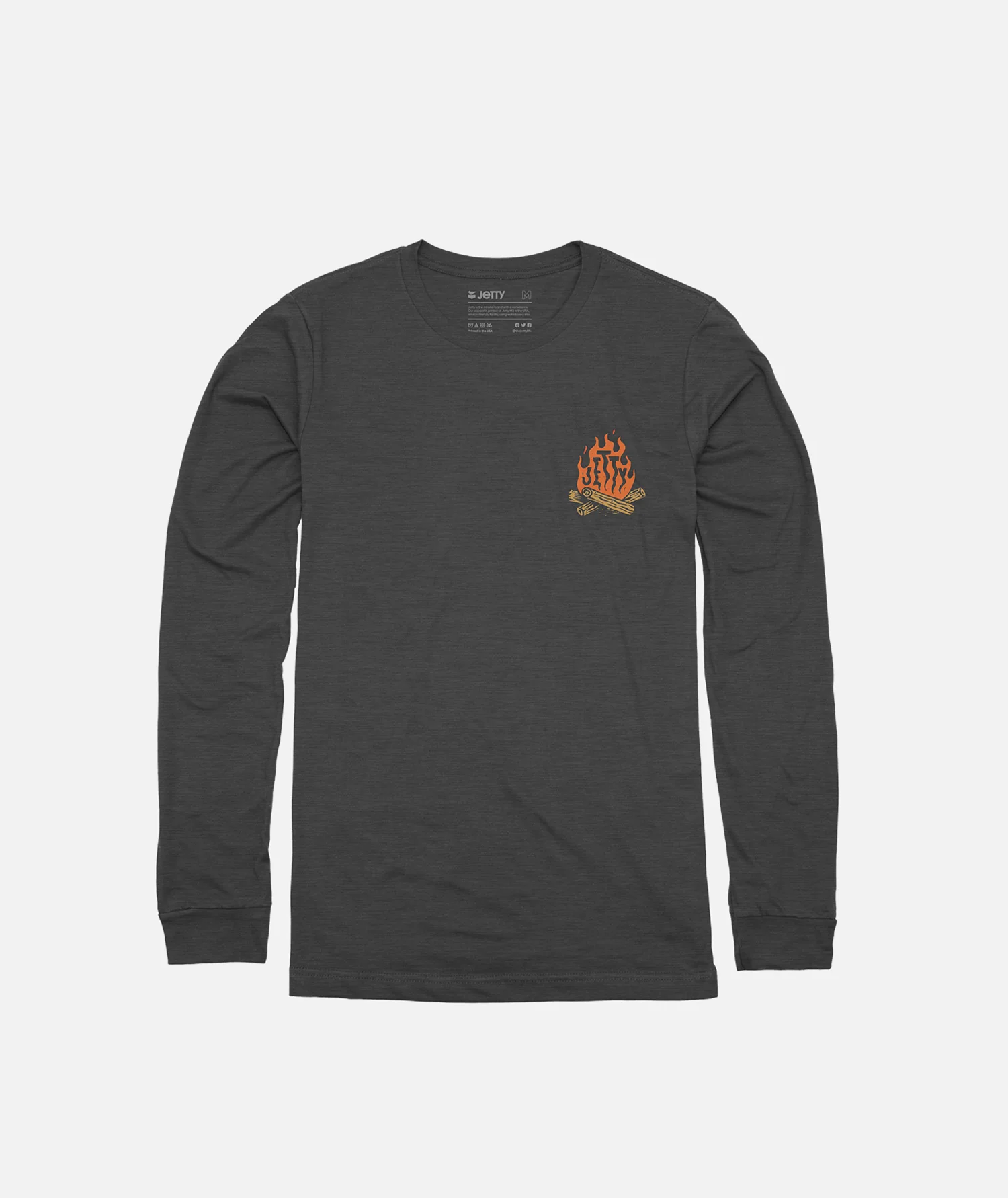 Grom Warm Up Long Sleeve - Charcoal - Image 2