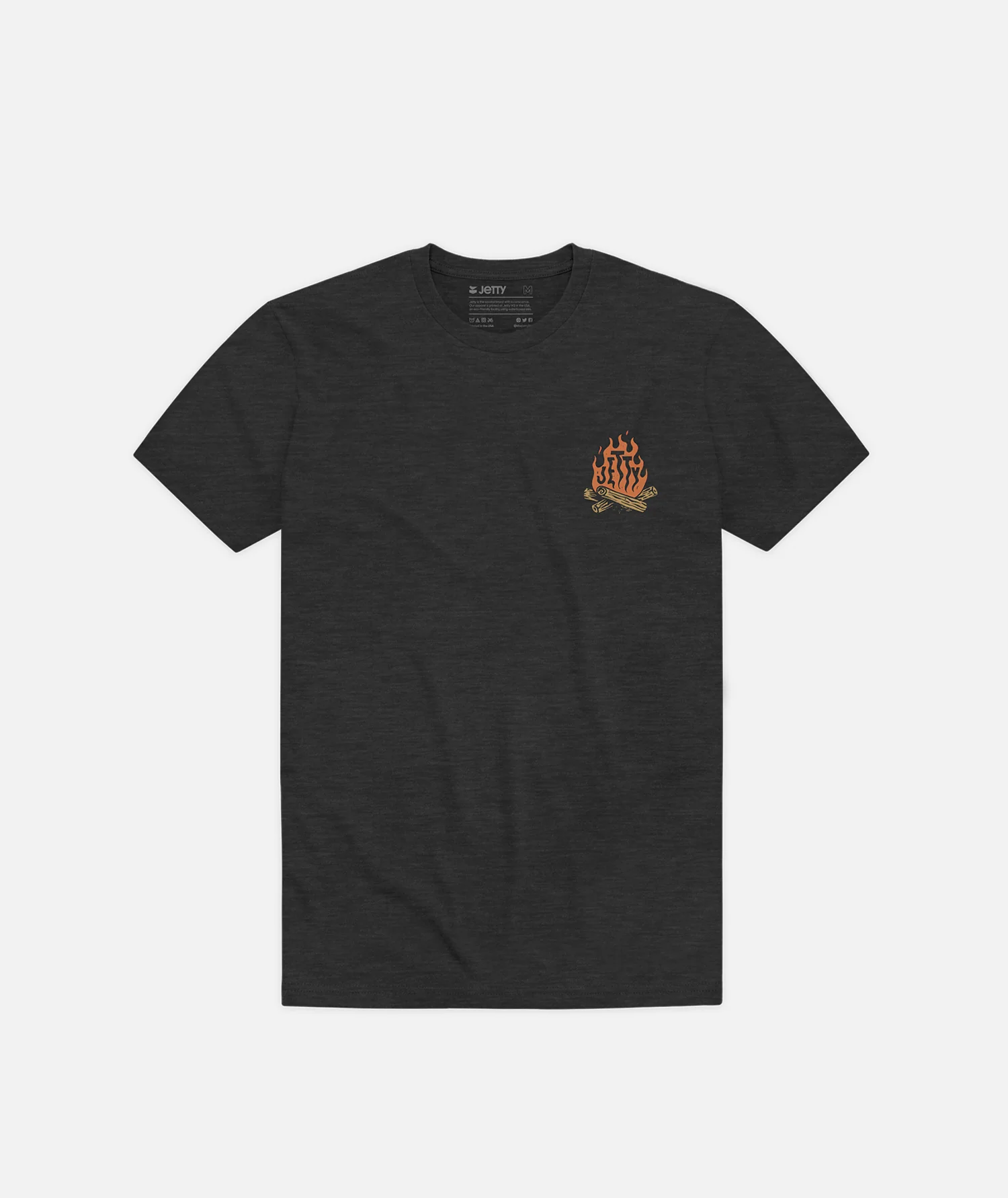 Grom Warm Up Tee - Charcoal - Image 2