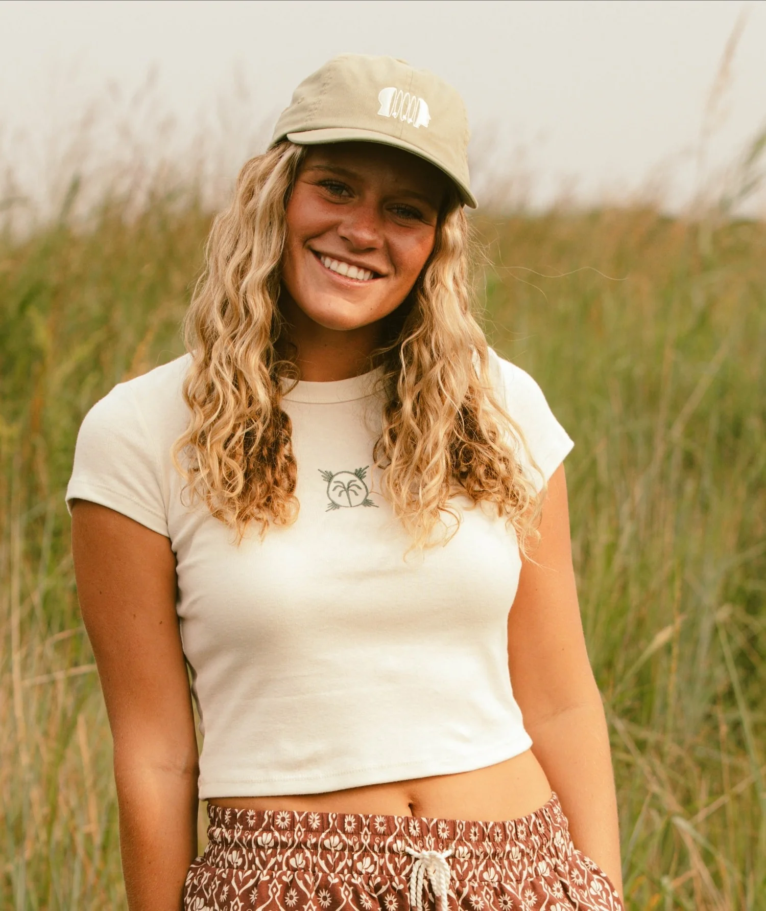 Grove Micro Rib Baby Tee - Natural - Image 2
