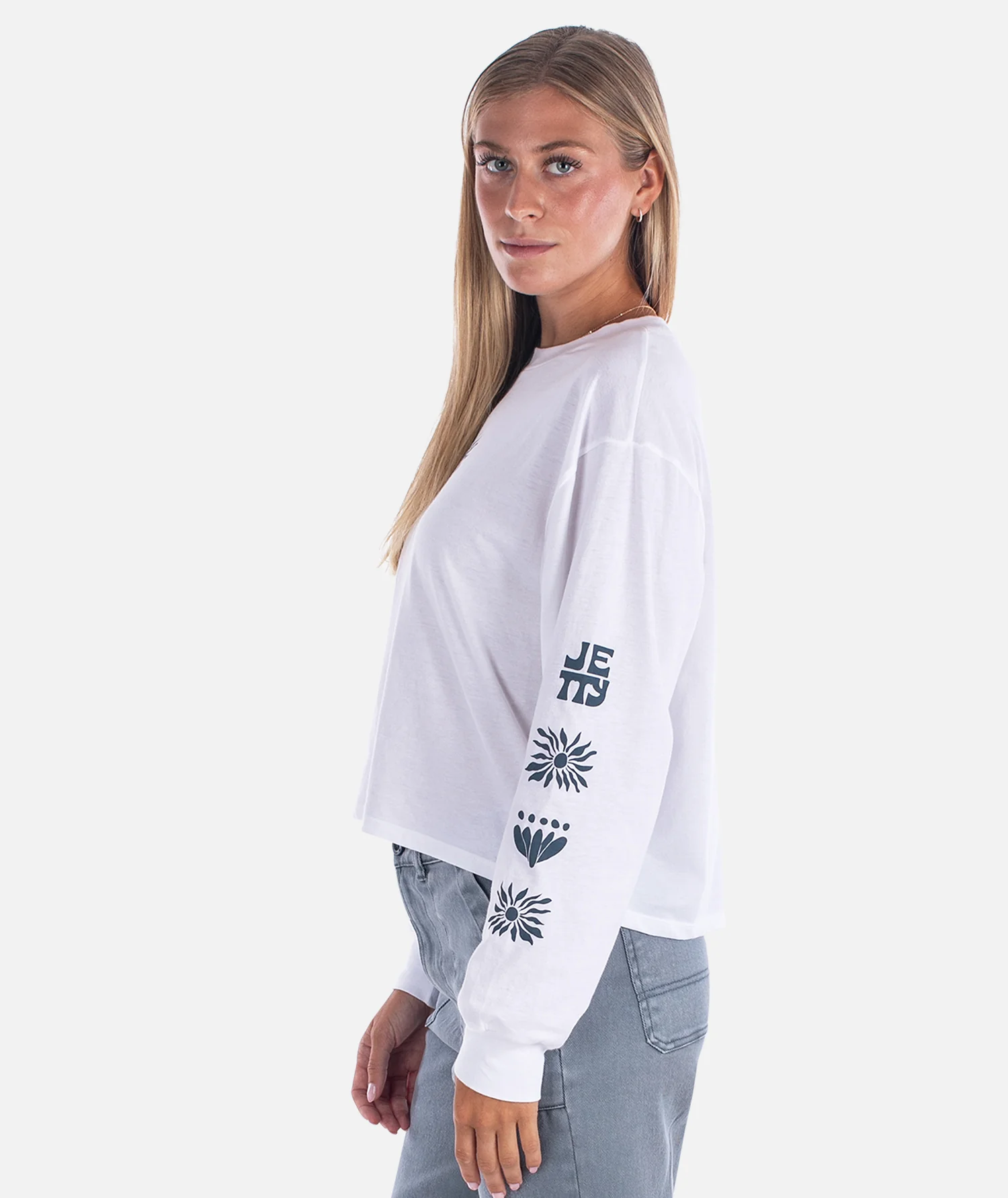 Hazel Long Sleeve - White - Image 2