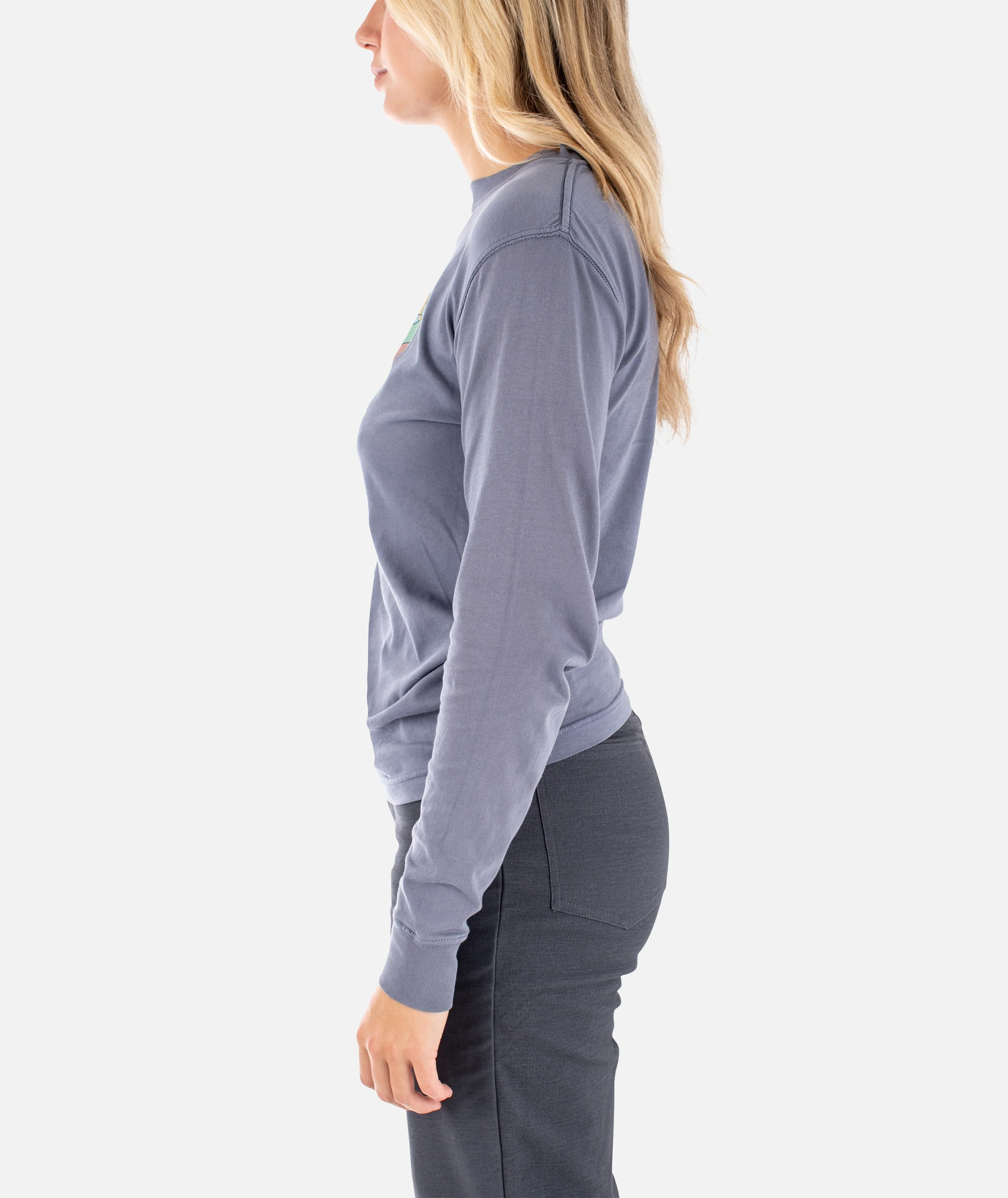 Hillside Long Sleeve - Fog - Image 2