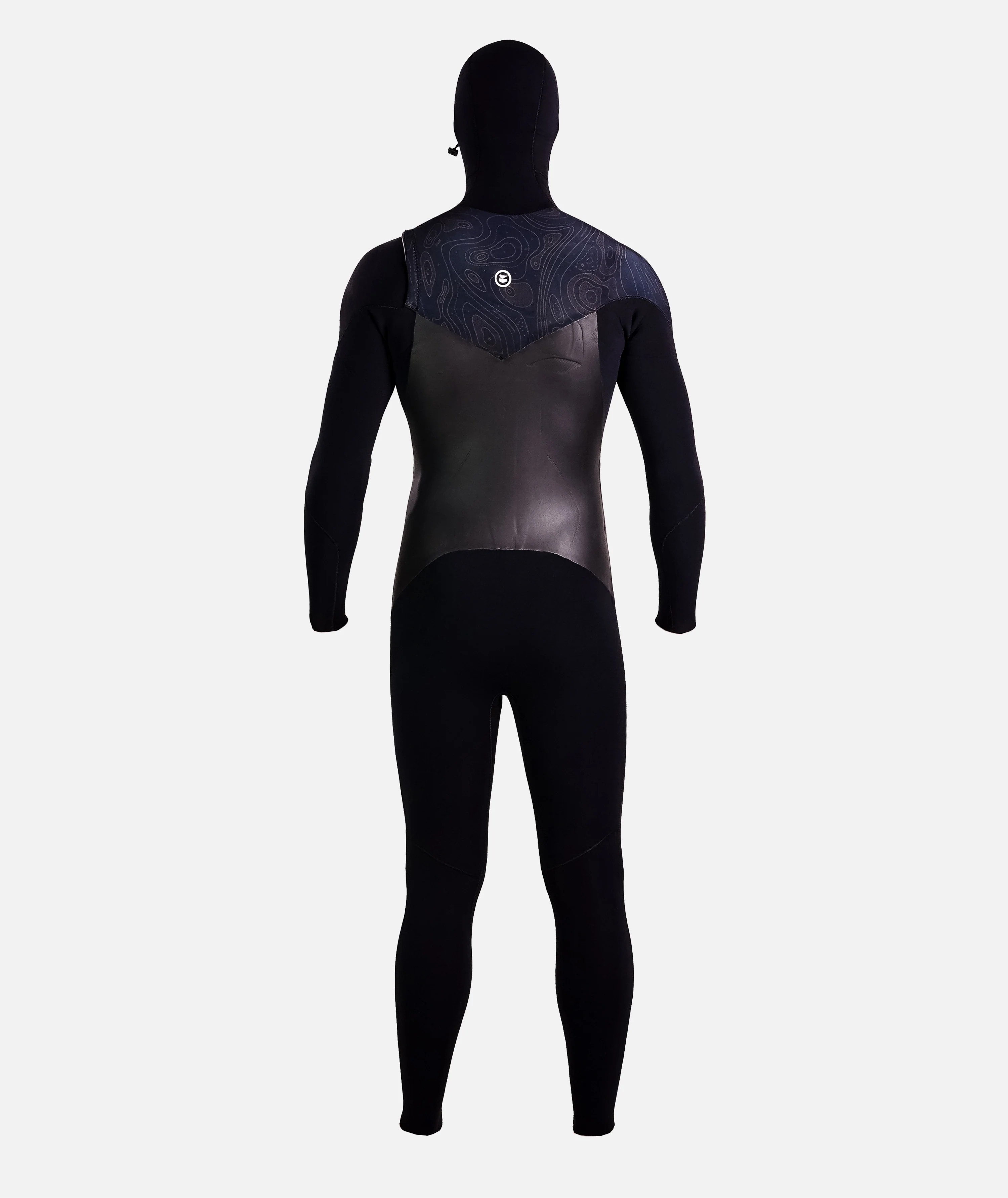 Hooded 4/3 Wetsuit - Black - Image 4