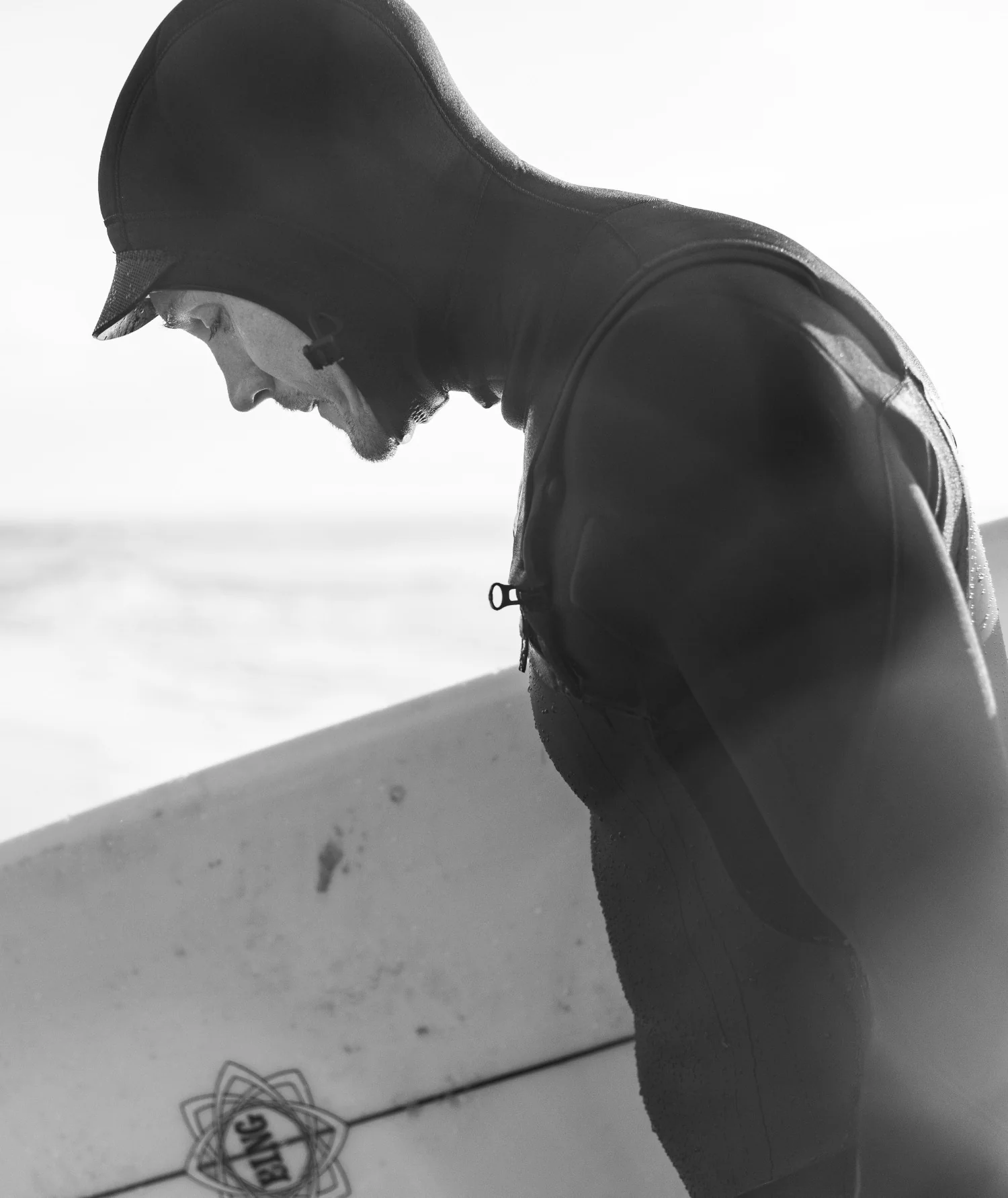 Hooded 4/3 Wetsuit - Black - Image 6