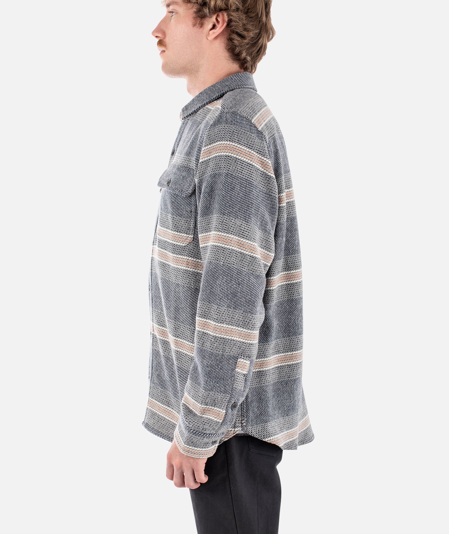 Horizon Flannel - Fog - Image 3