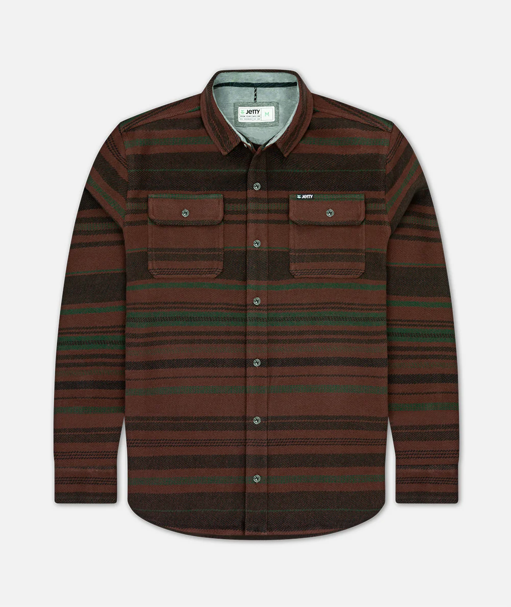 Horizon Flannel - Oxblood