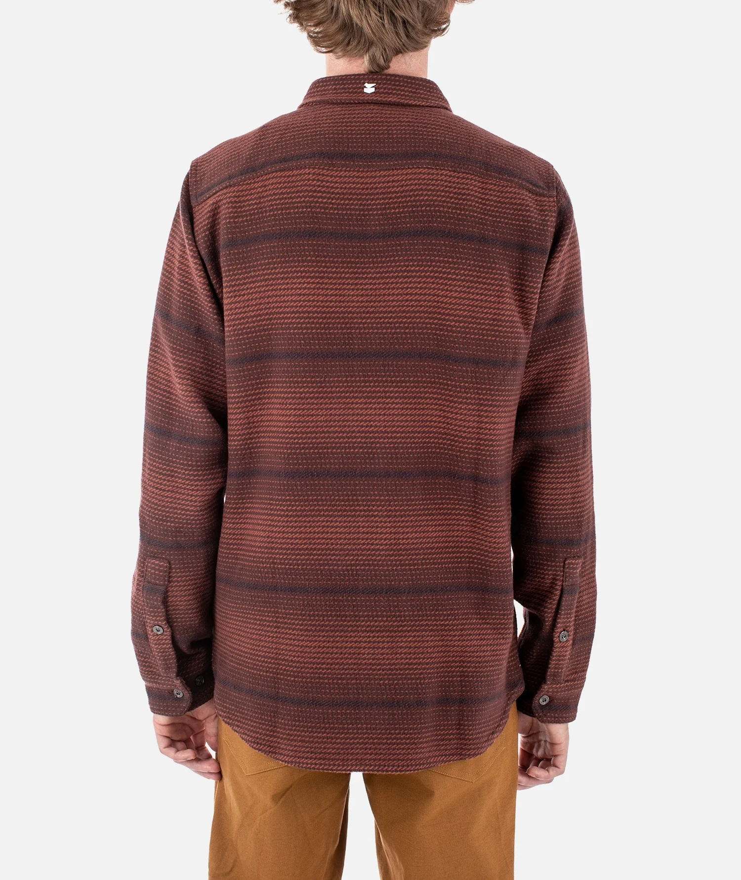Horizon Flannel - Oxblood Black - Image 2