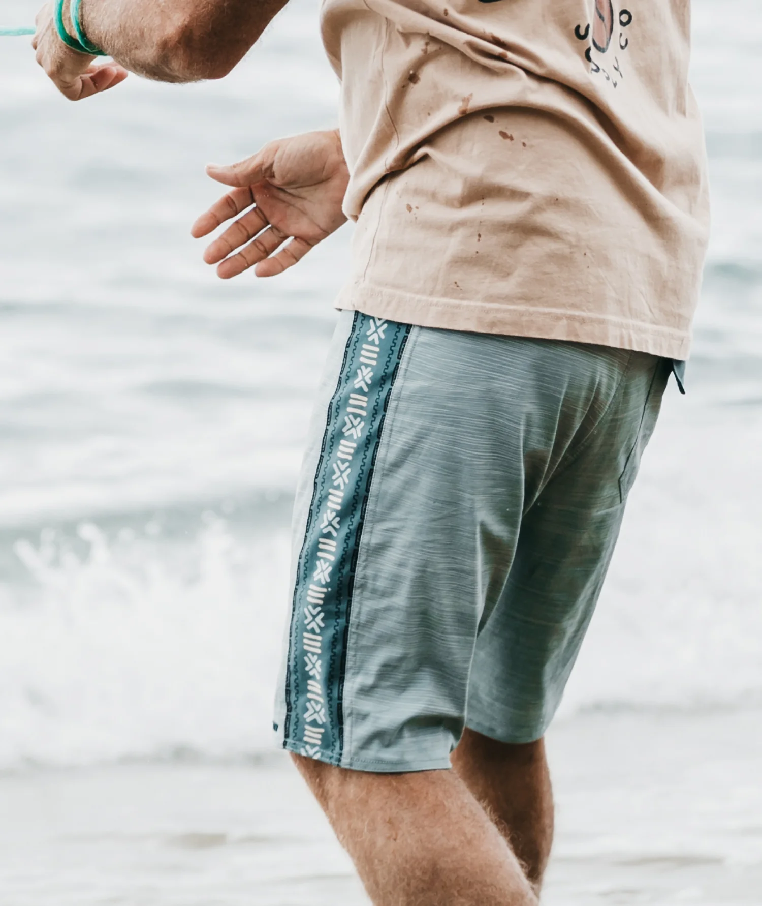 Hudson Boardshort - Sage Green - Image 4