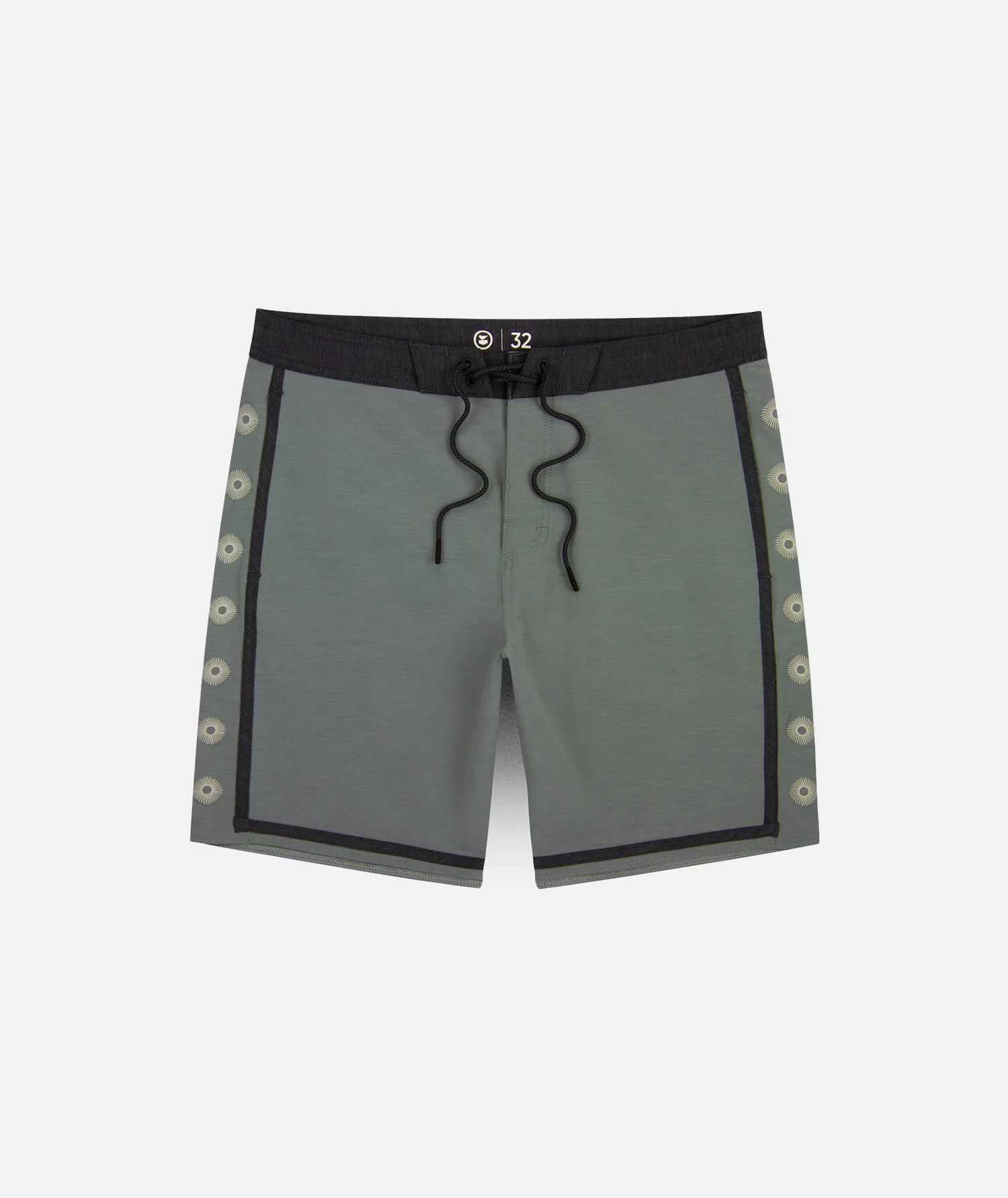 Hudson Hybrid Boardshort - Agave