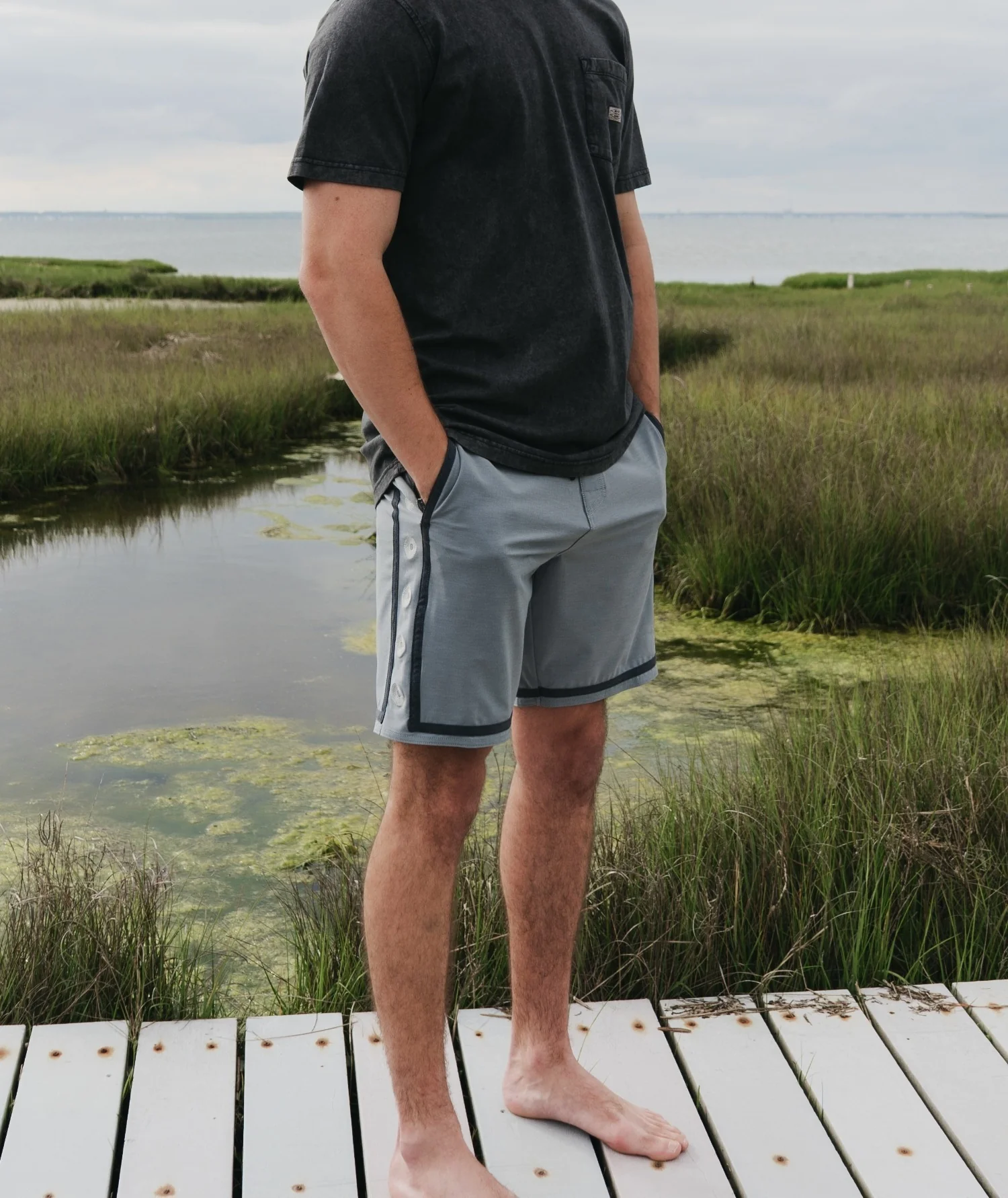 Hudson Hybrid Boardshort - Agave - Image 2