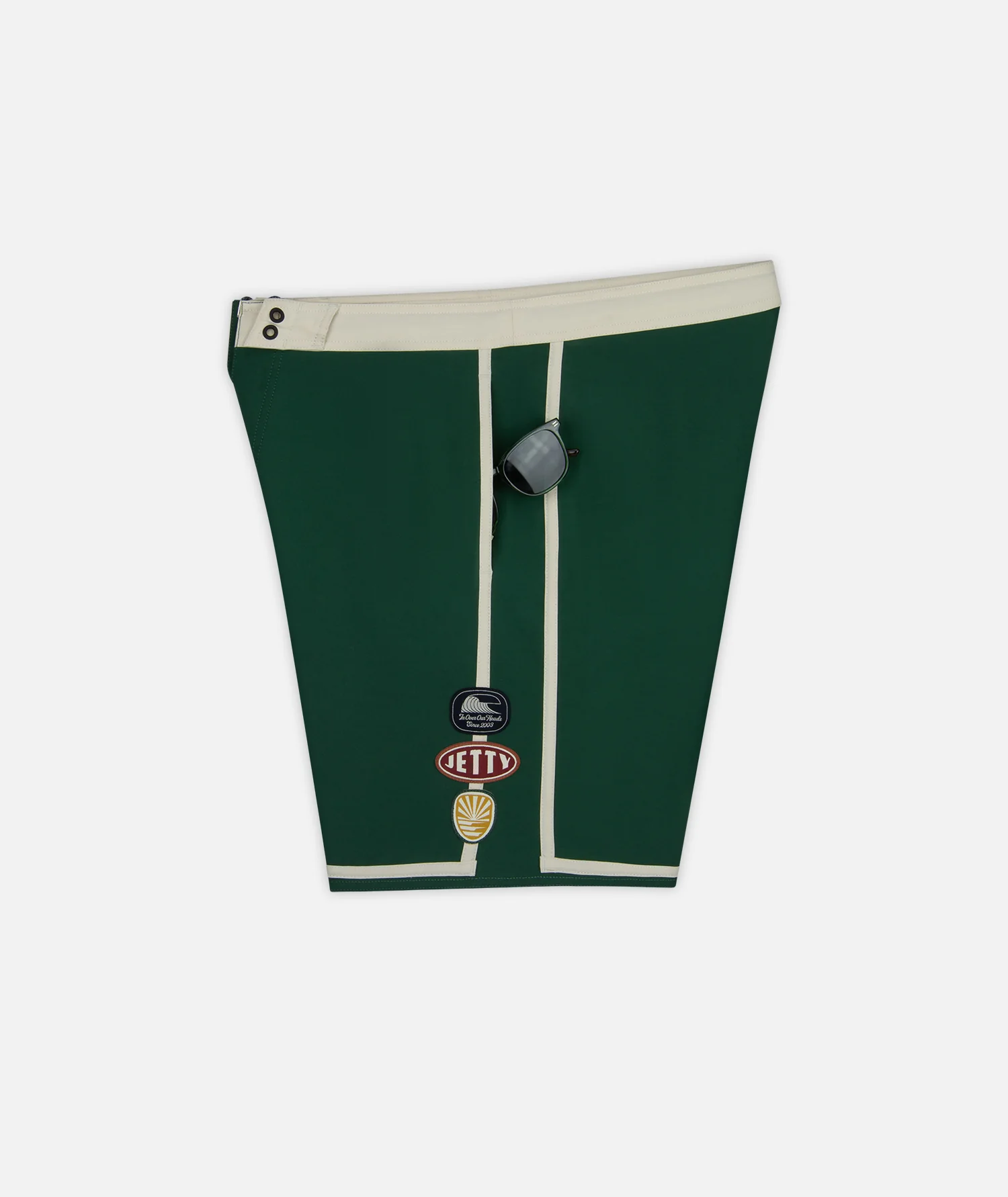 Hudson Hybrid Boardshort - Green - Image 3