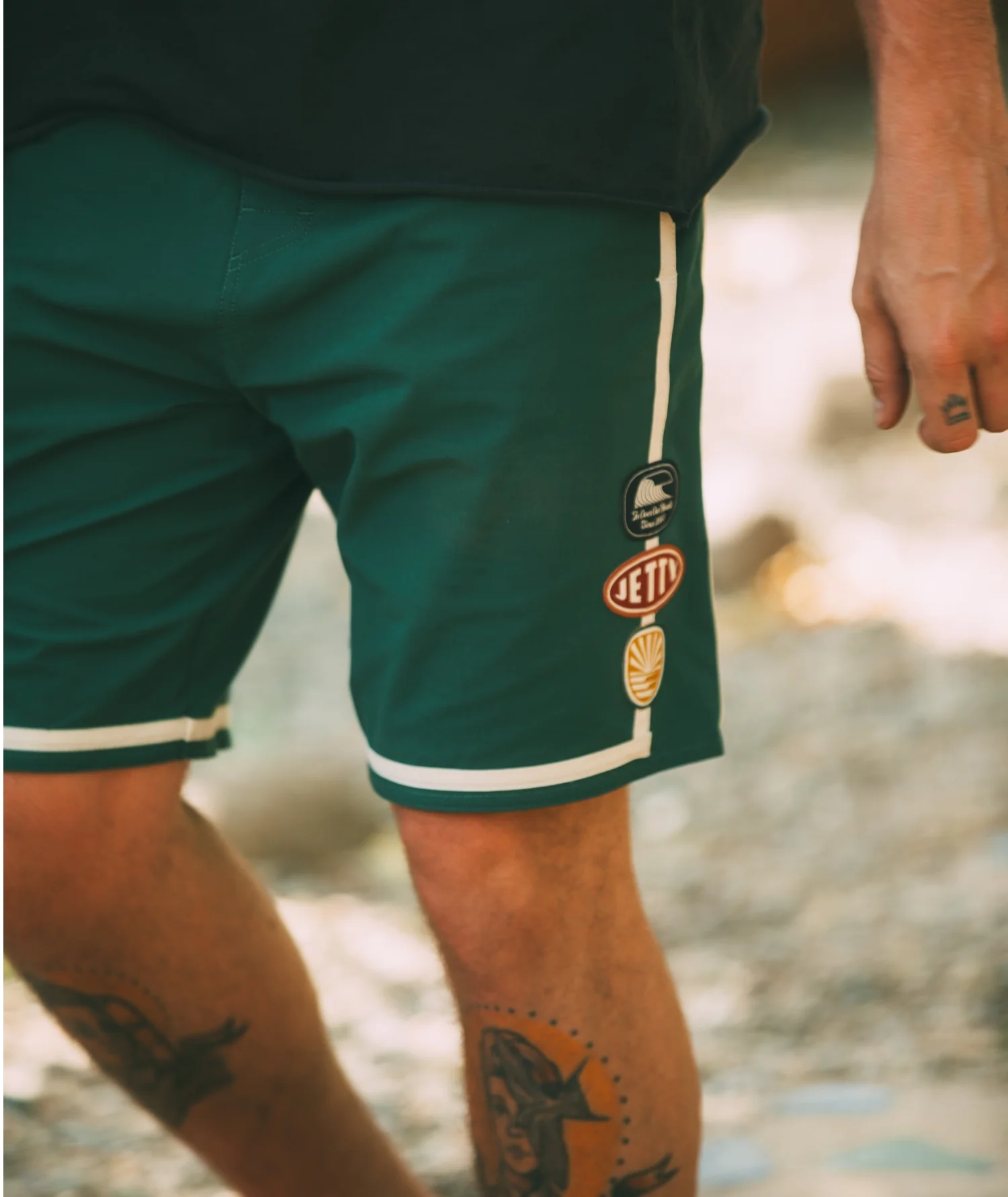 Hudson Hybrid Boardshort - Green - Image 7