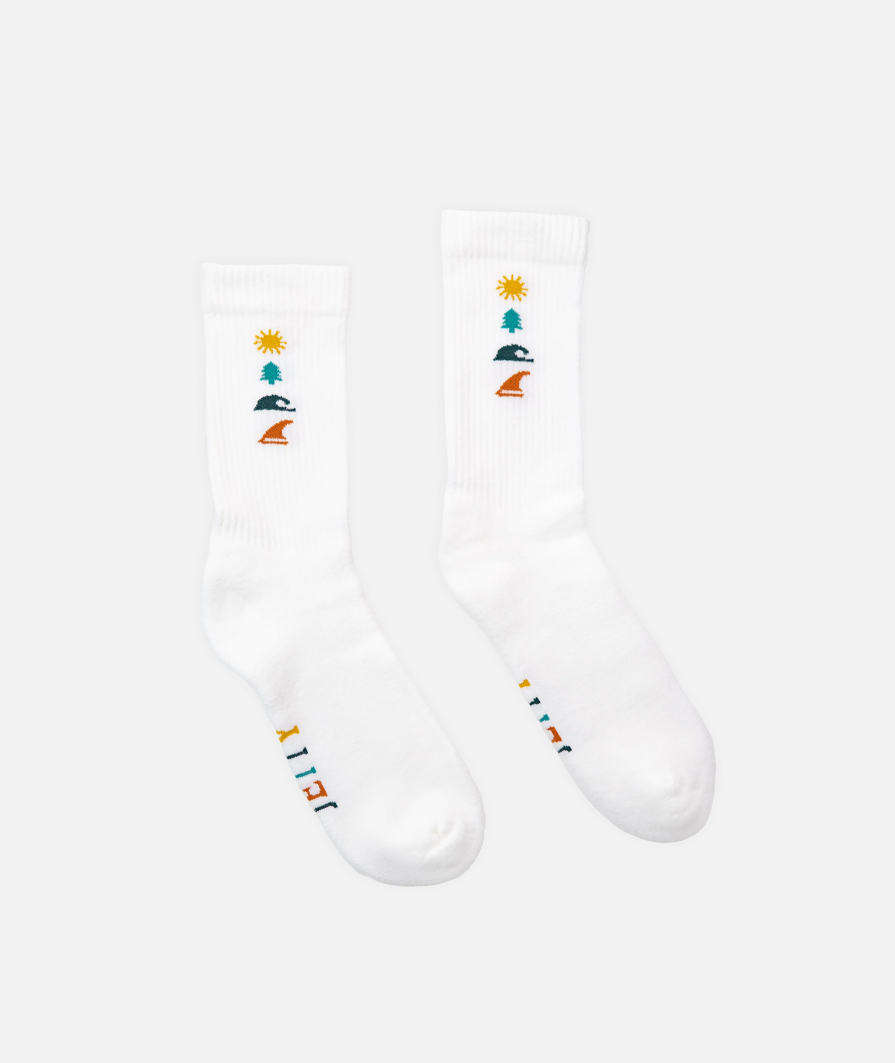 Icon Socks - White