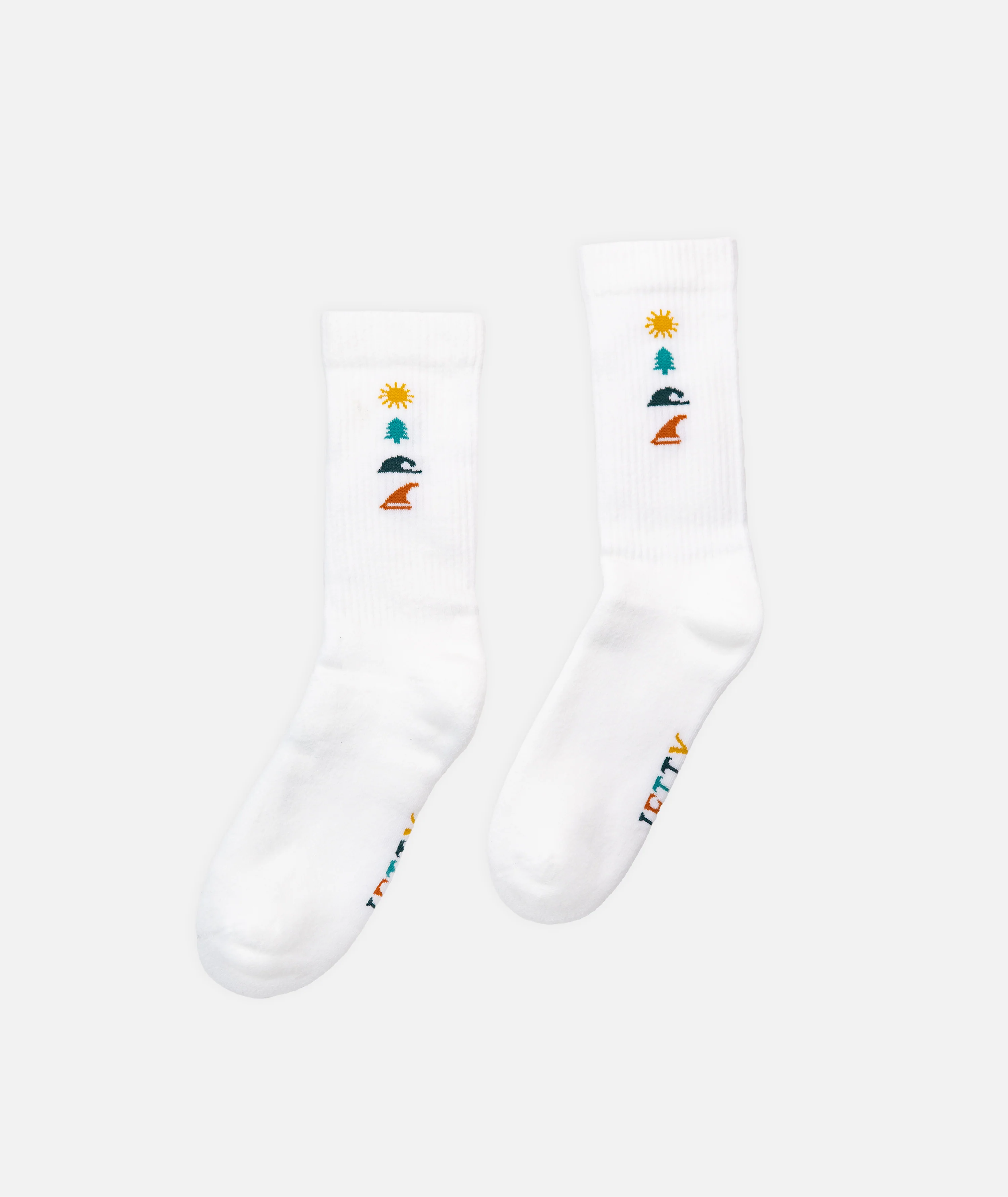 Icon Socks - White - Image 2