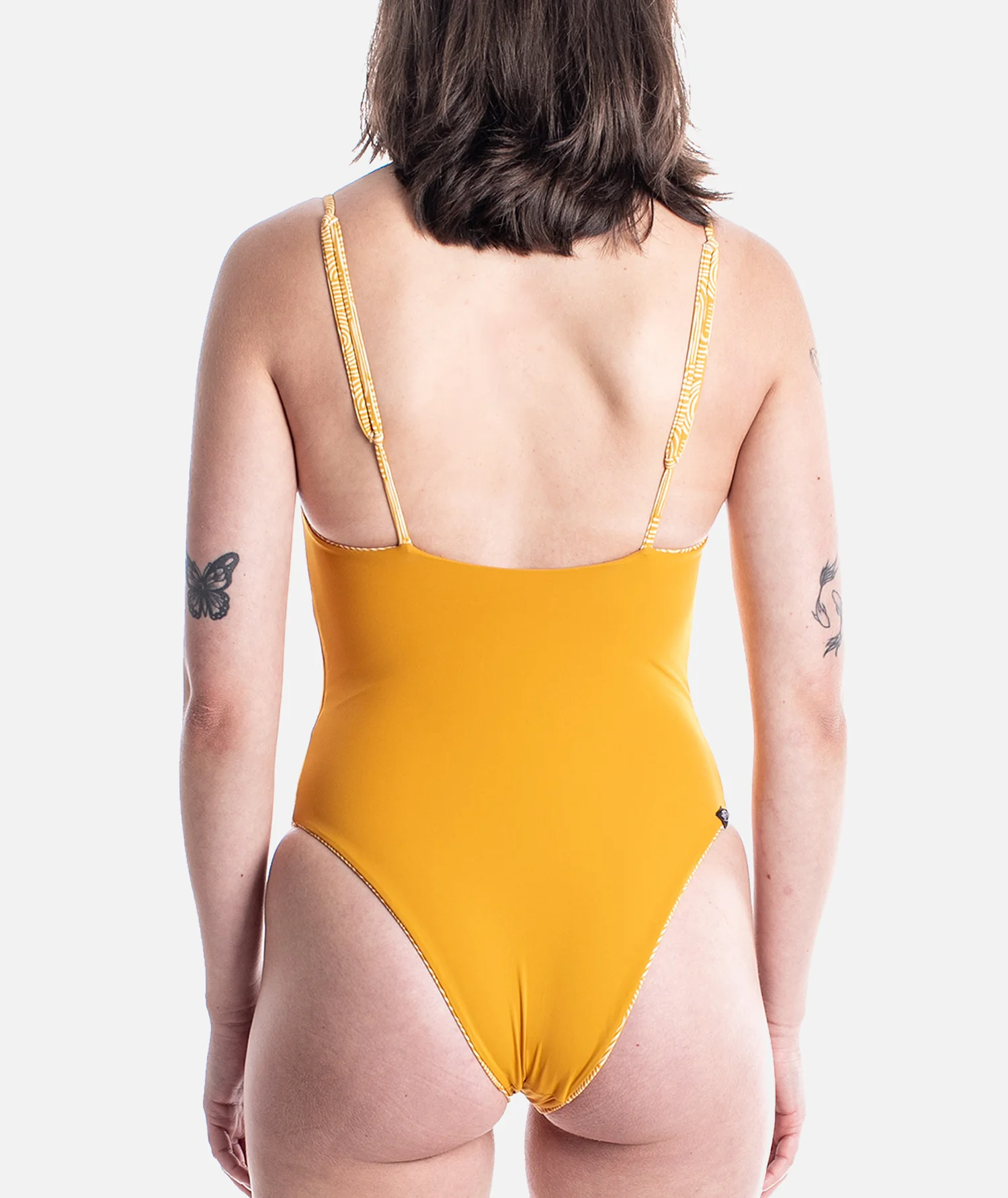 Jane One Piece Swim - Yellow - Image 4