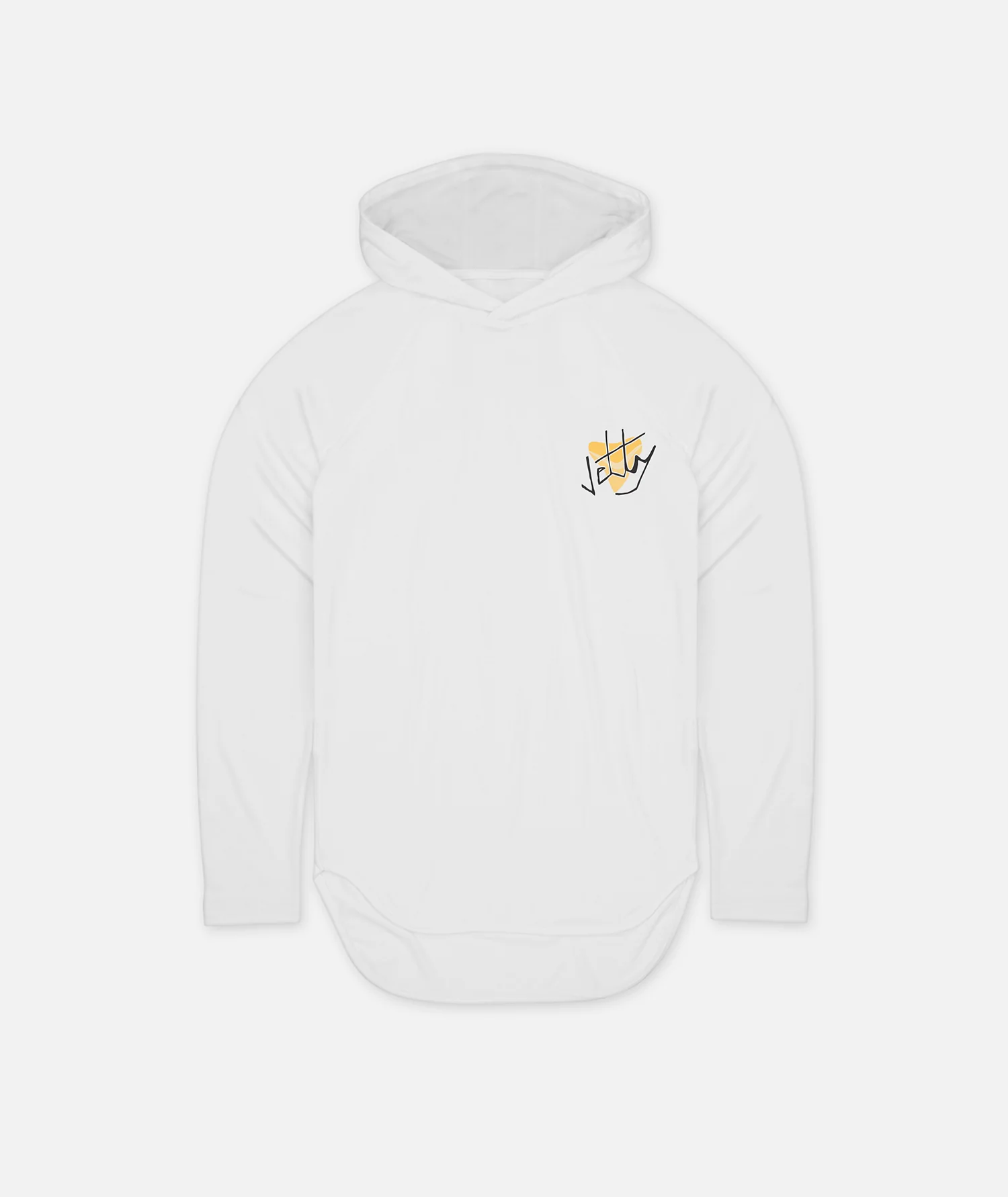 Jaws UV Hoodie - White - Image 2