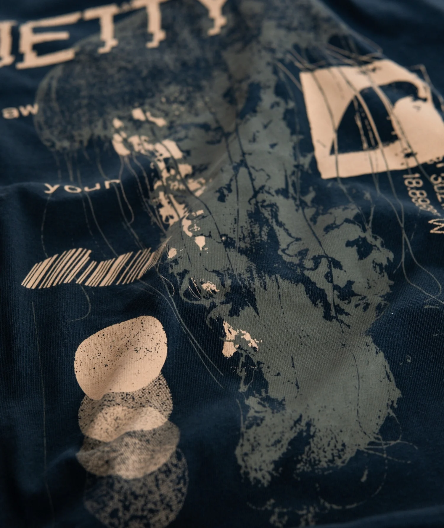 Jelly Glitch Tee - Pirate Black - Image 3