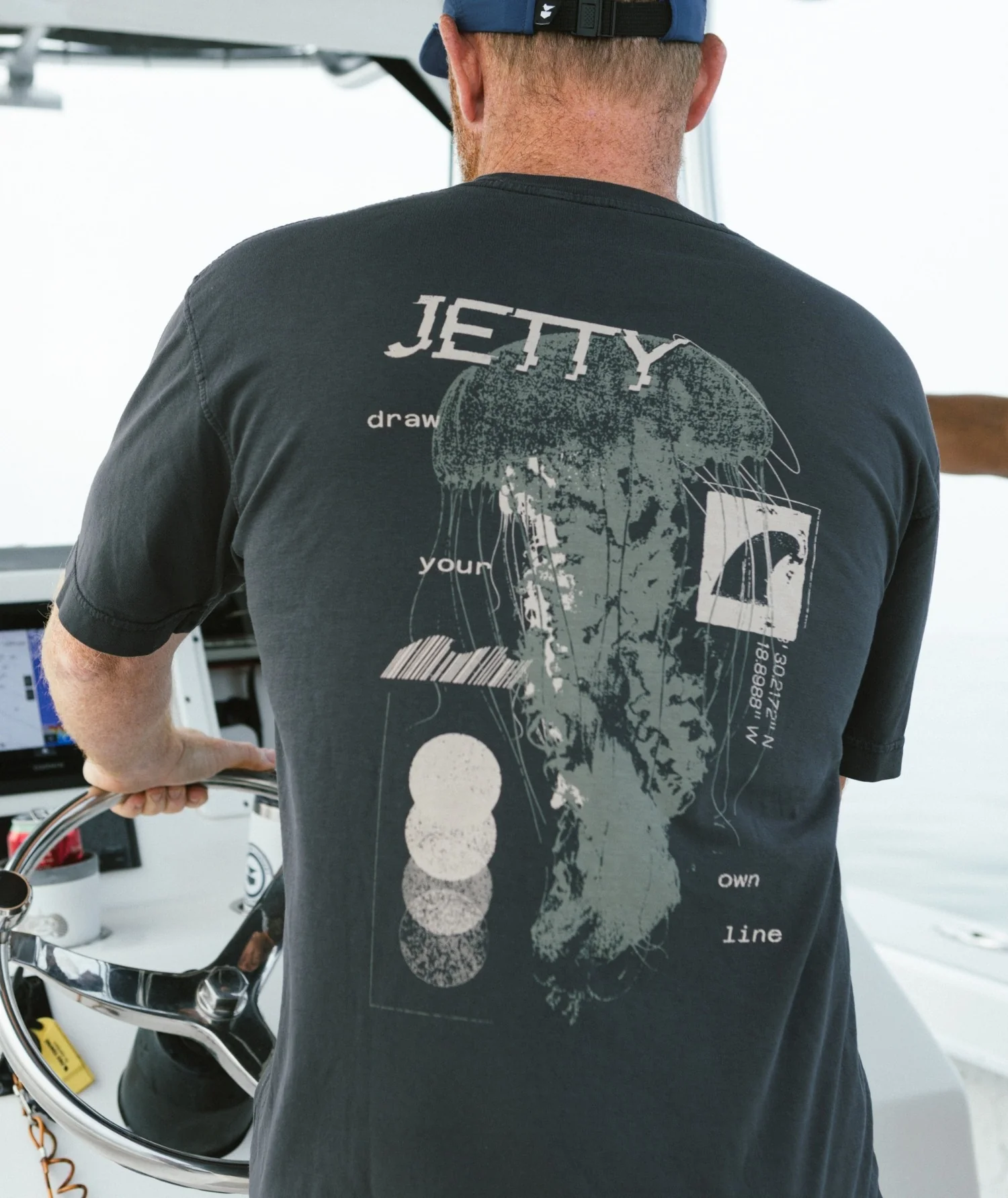 Jelly Glitch Tee - Pirate Black - Image 4