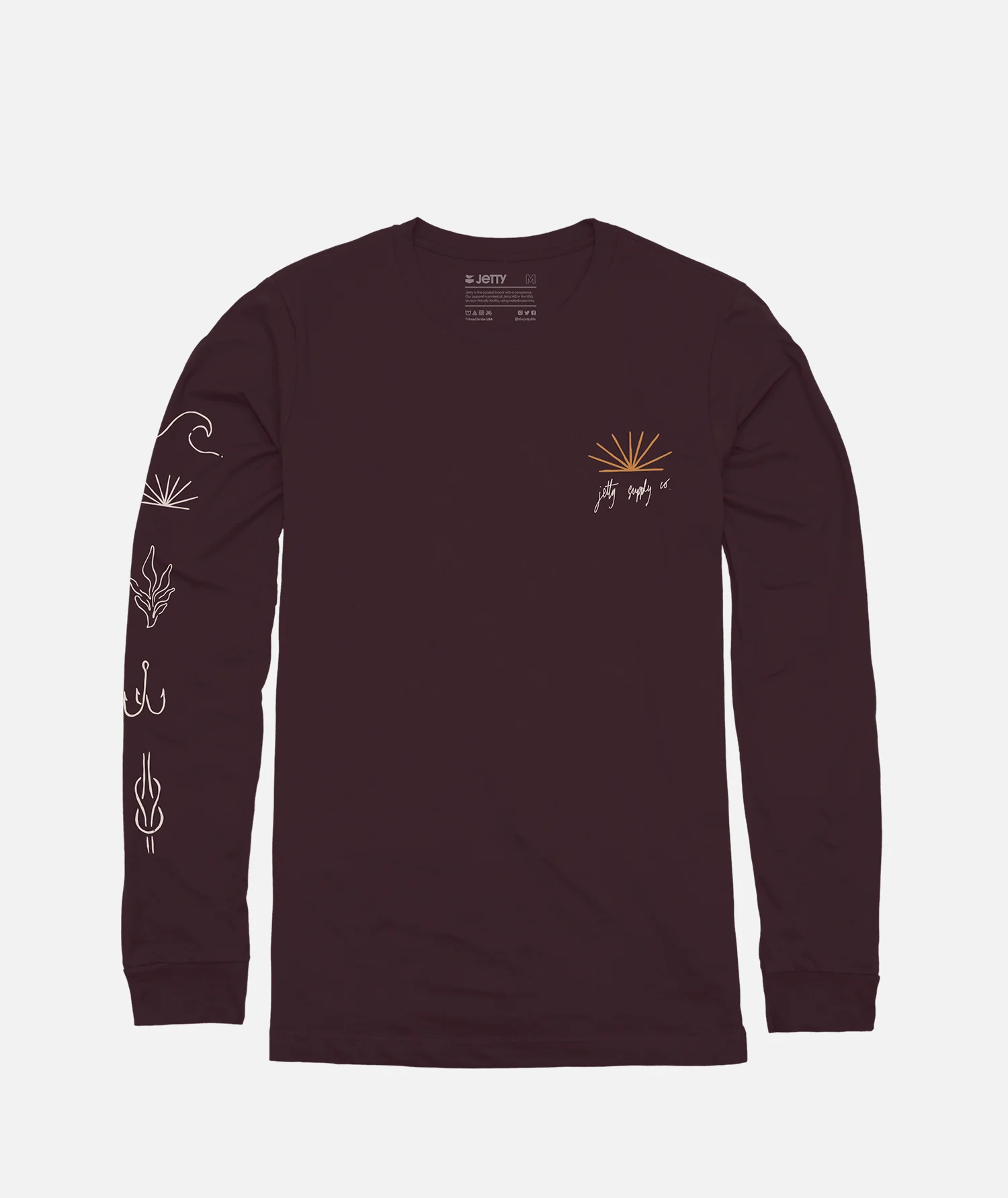 Jettison Long Sleeve - Wine - Image 2