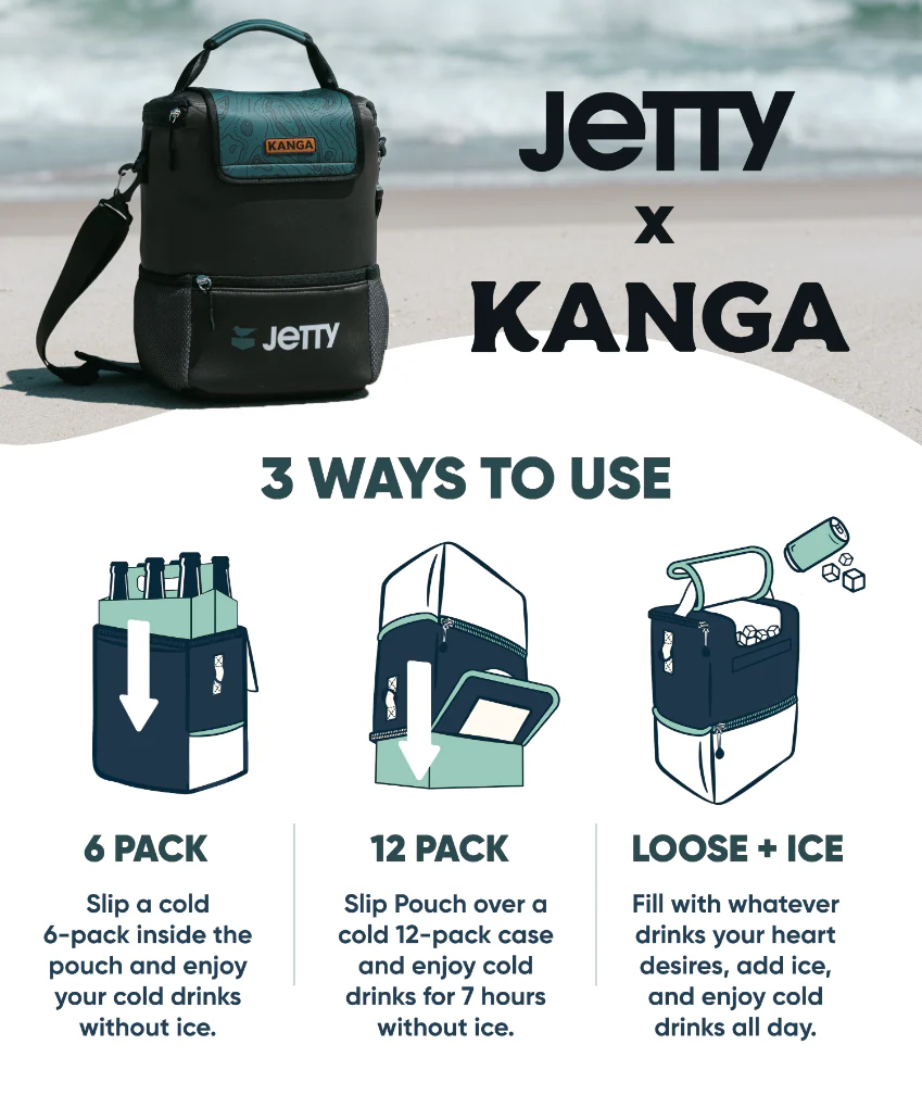 Jetty x Kanga Cooler - Black - Image 7