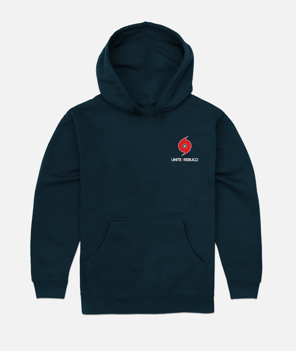 JRF Hurricane Helene Relief Hoodie - Navy - Image 2