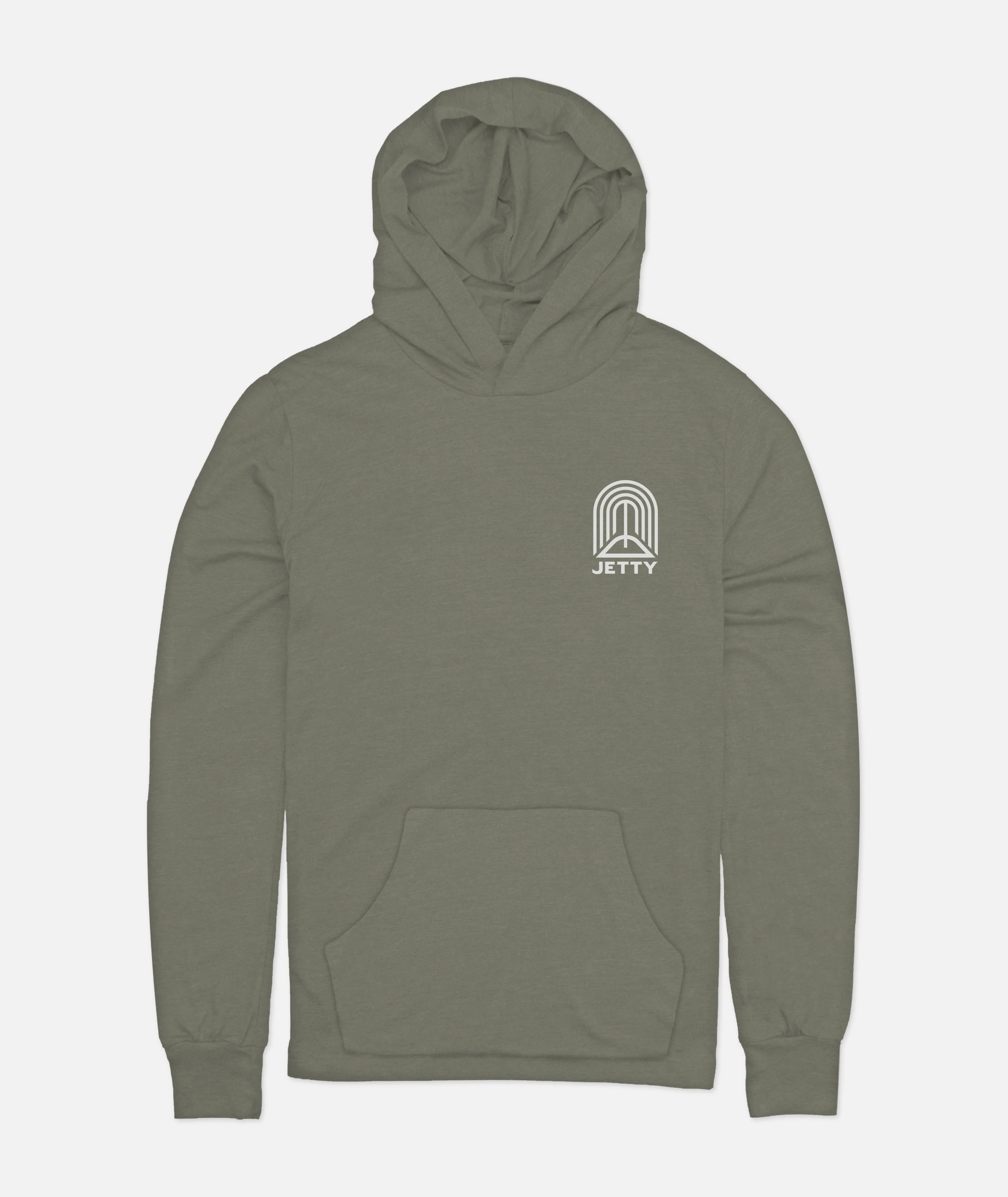 Komorebi Tee Hoodie - Olive - Image 2