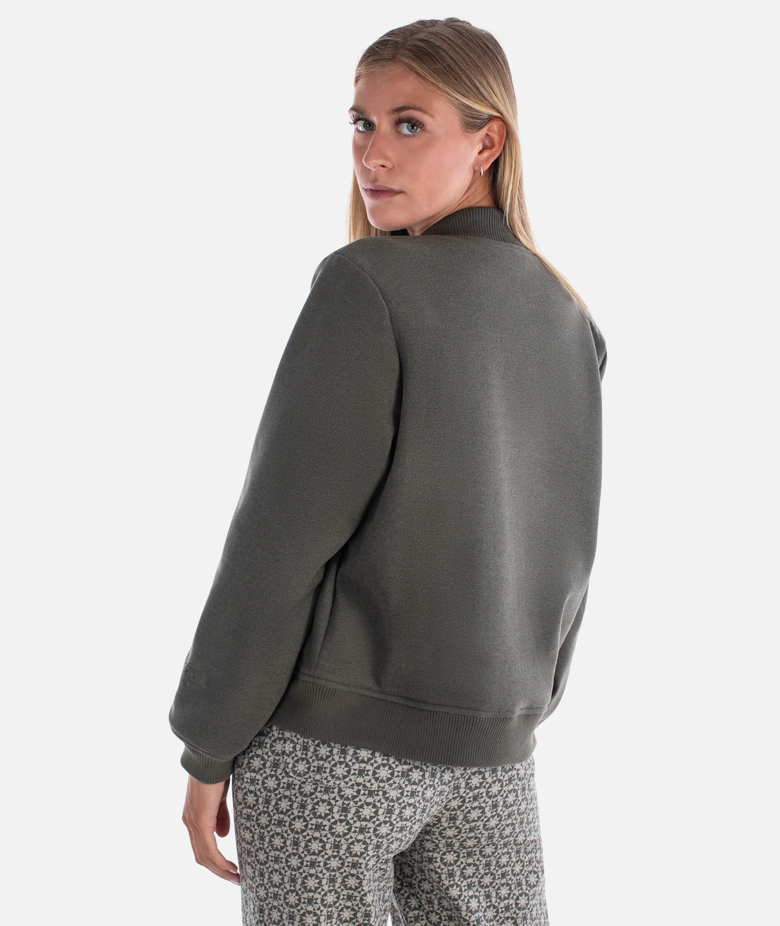 Langco Bomber Jacket - Olive - Image 2