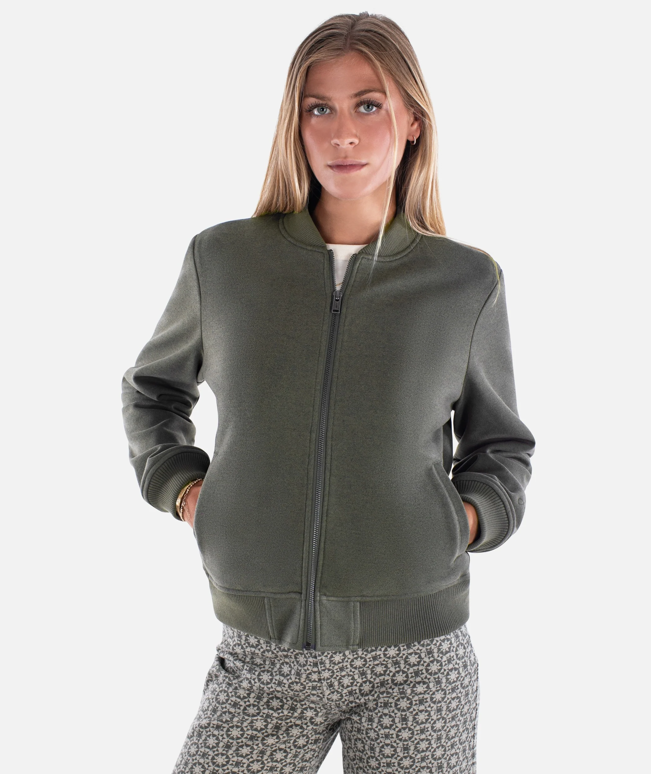 Langco Bomber Jacket - Olive - Image 3