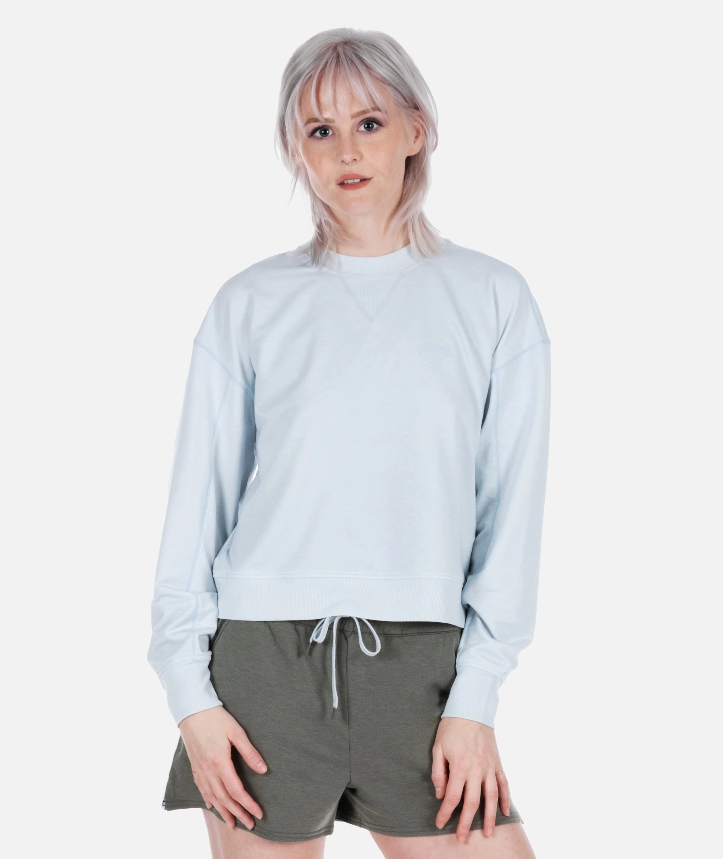 Lily Crewneck Sweatshirt - Blue
