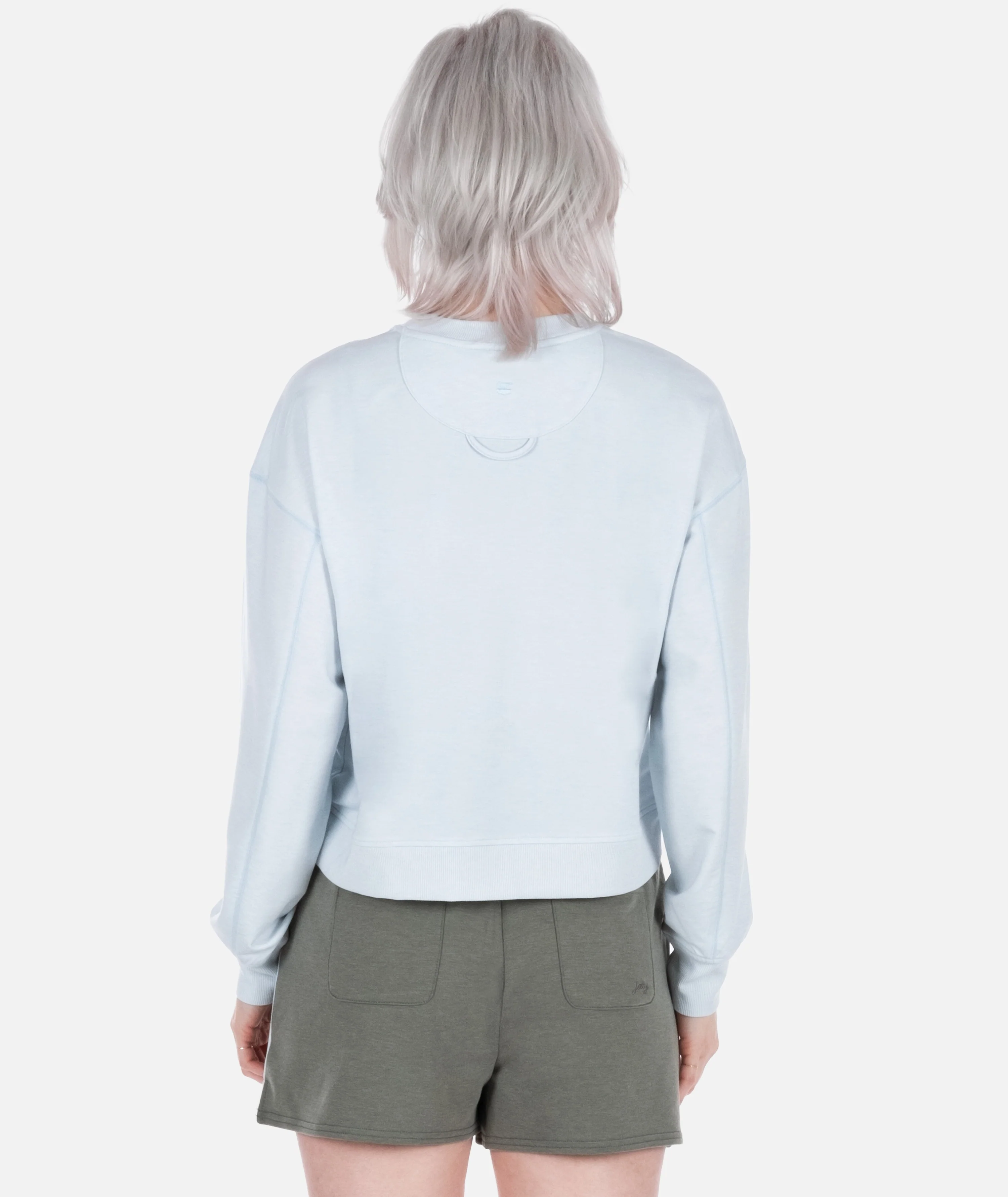 Lily Crewneck Sweatshirt - Blue - Image 3