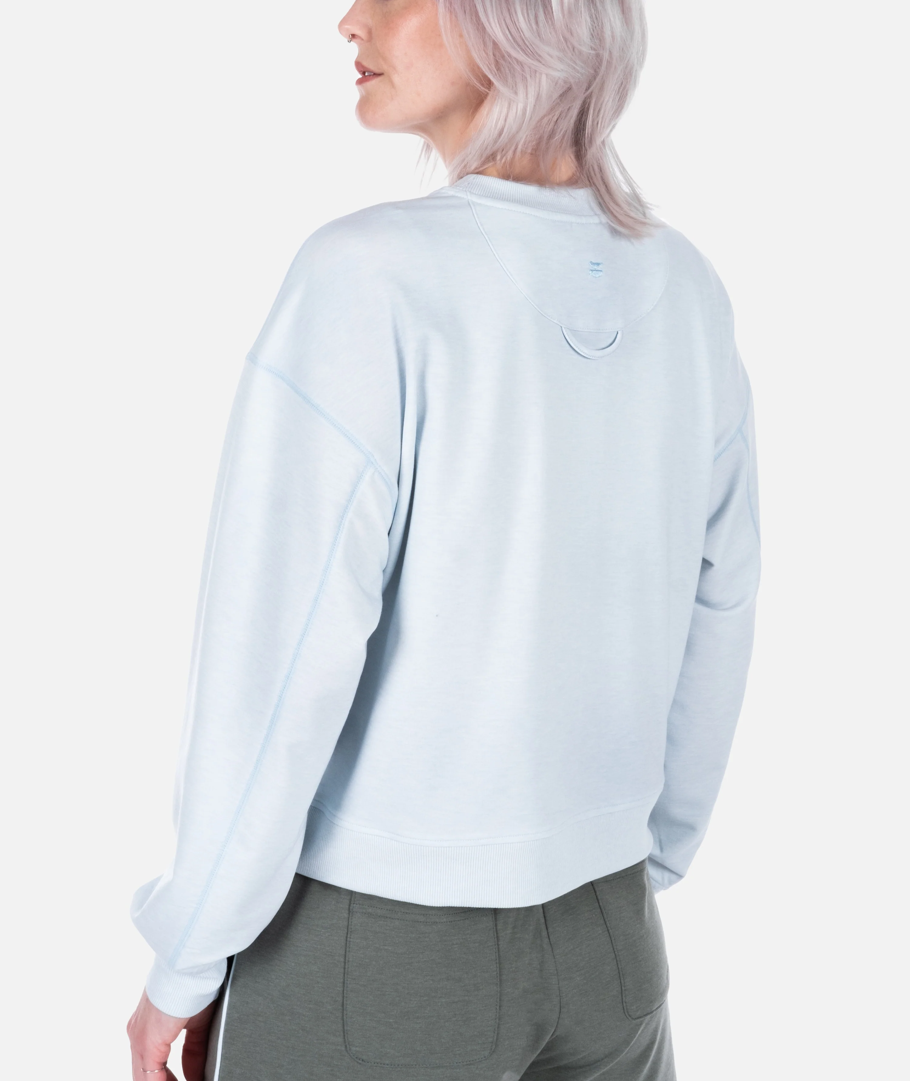 Lily Crewneck Sweatshirt - Blue - Image 4