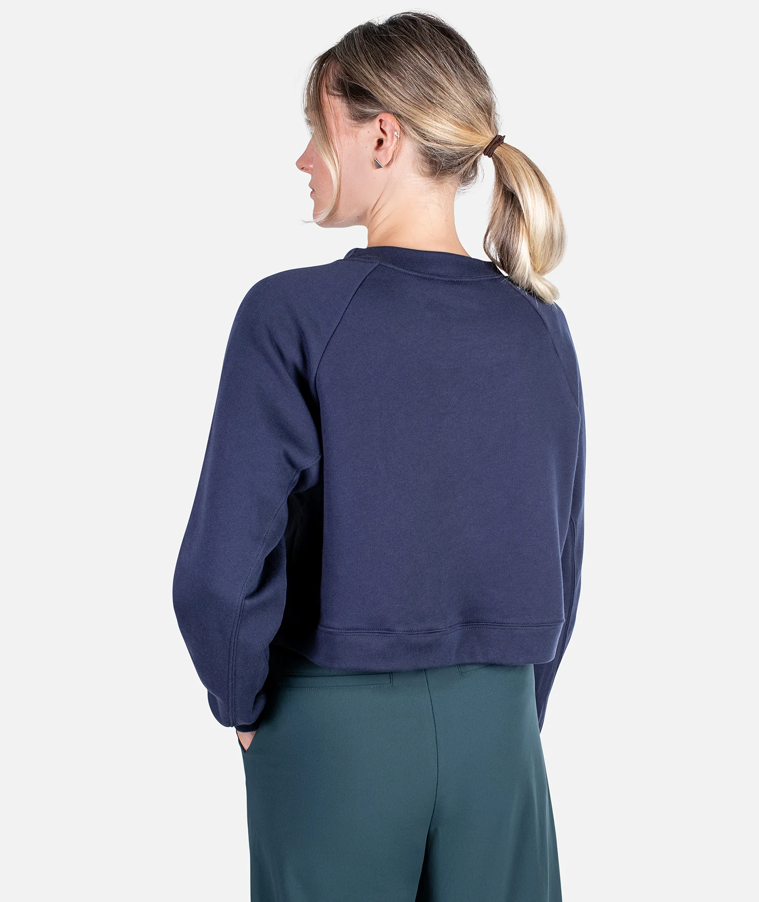Live Slow Raglan Fleece - Navy - Image 2