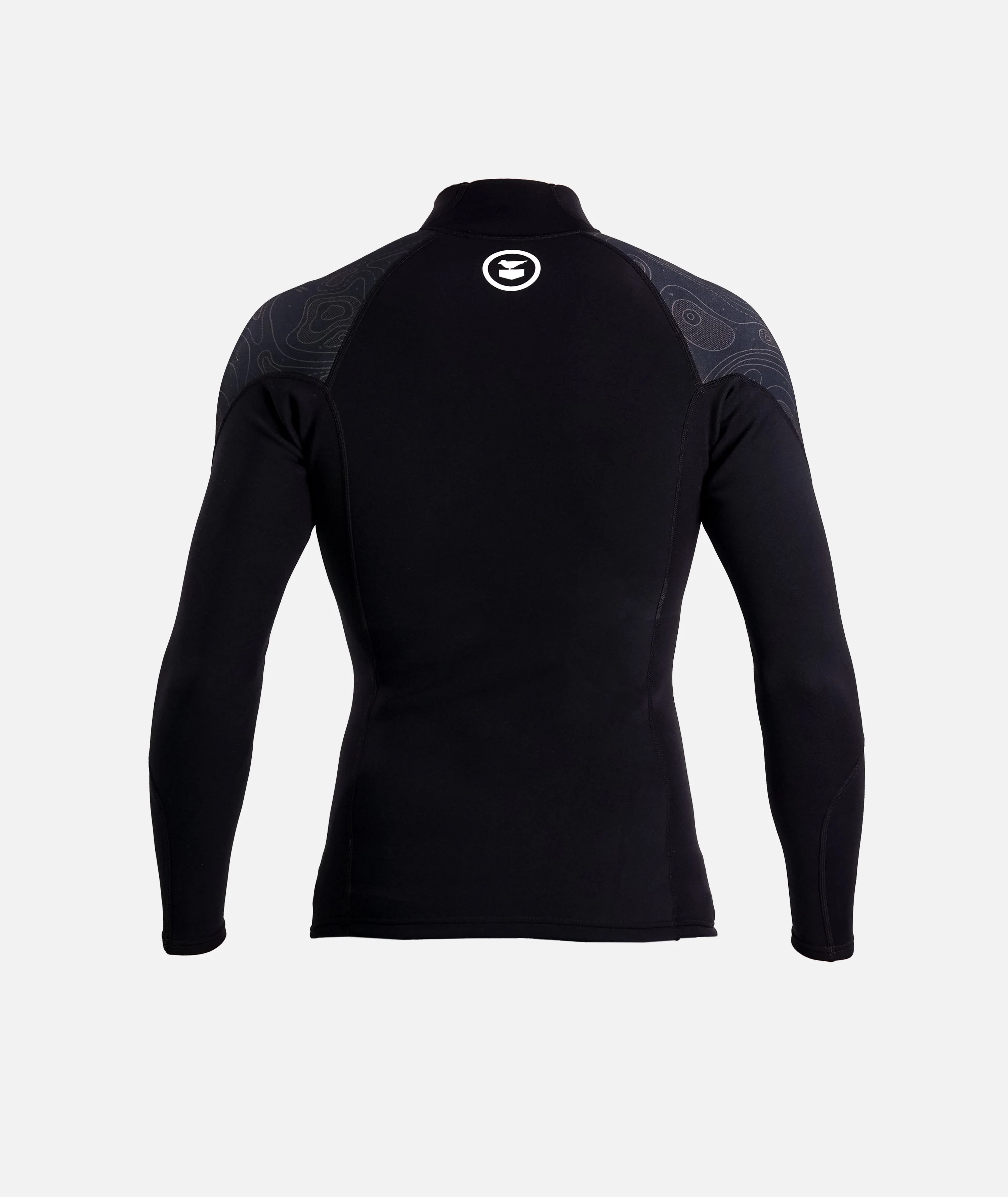 Long Sleeve Wetsuit Top - Black - Image 4