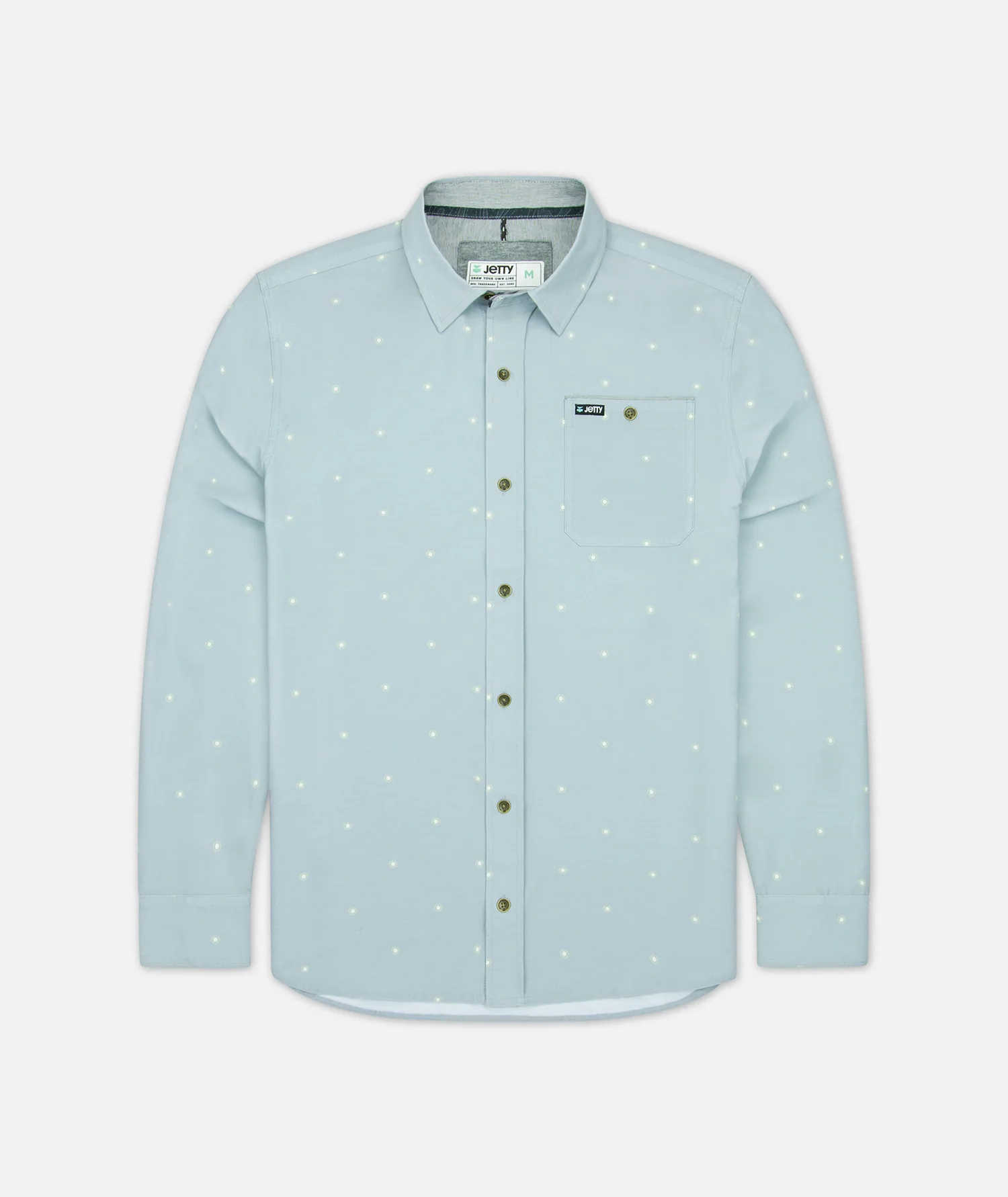 Longwood Stretch LS Woven - Light Blue