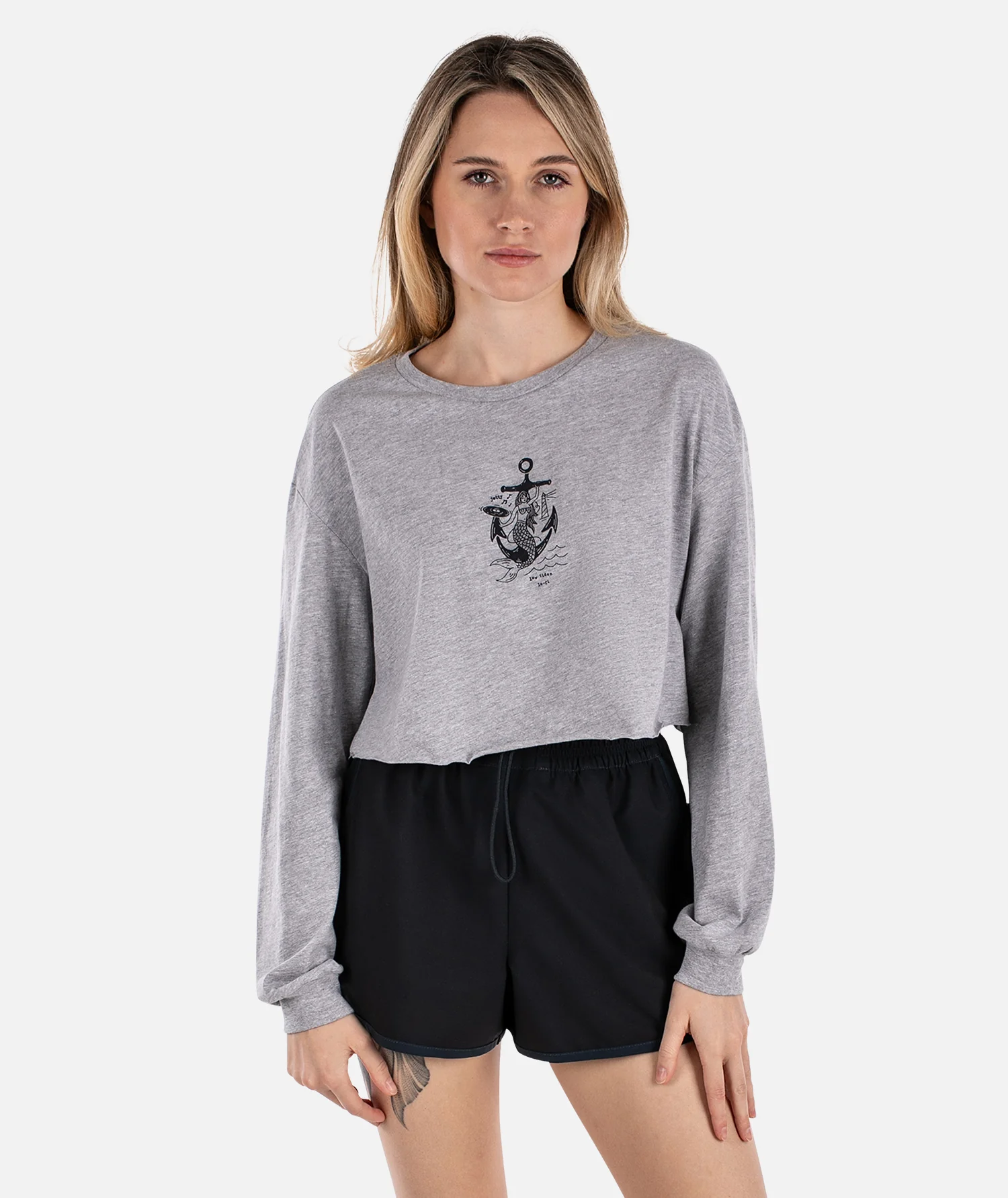 Low Tides LoFi Long Sleeve Tee - Athletic Grey