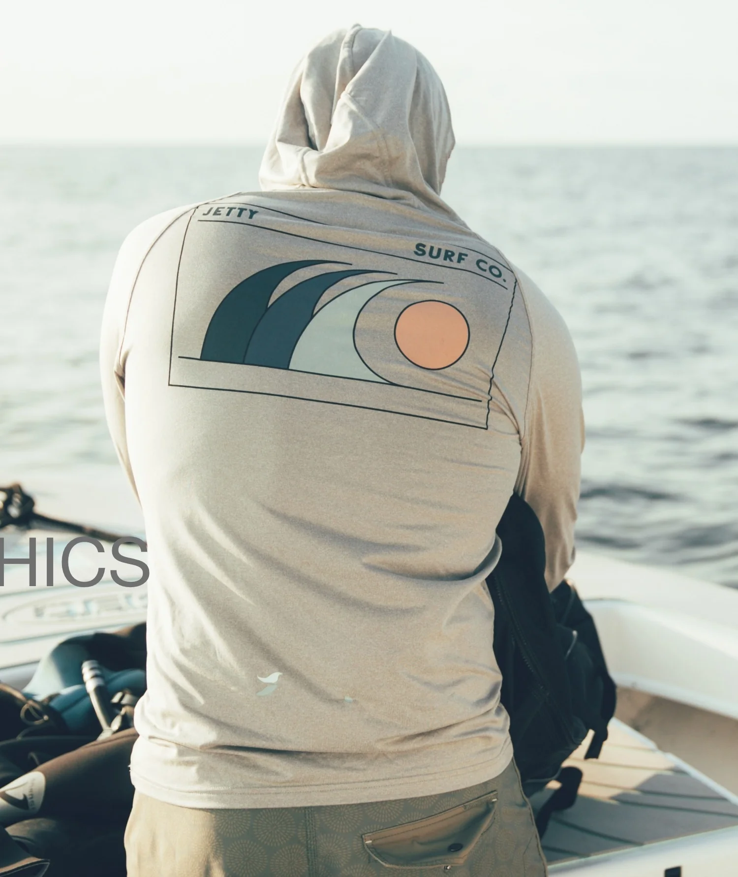 Mahi UV Tech Hoodie - Grey - Image 3