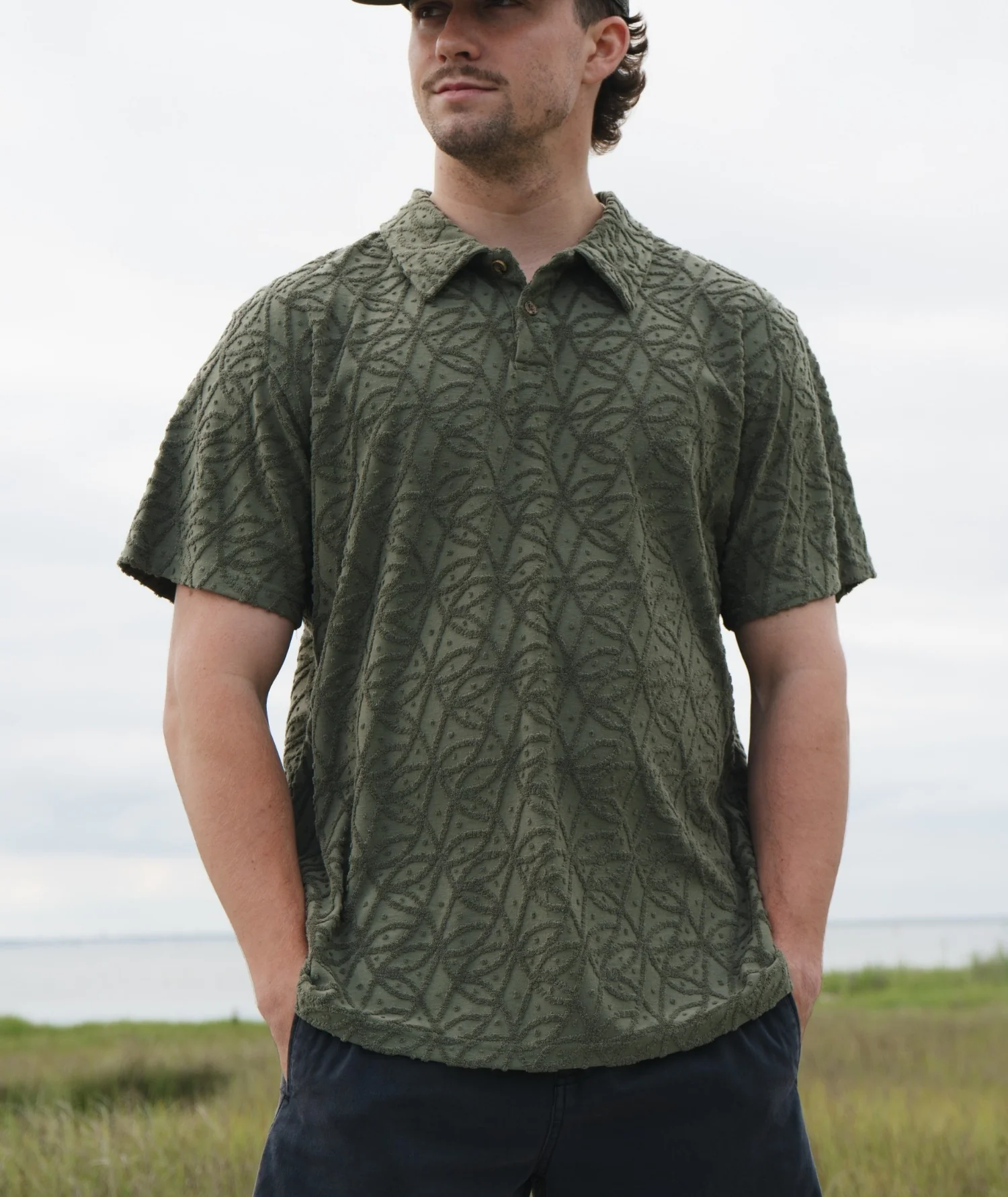 Manahawkin Polo - Olive - Image 2