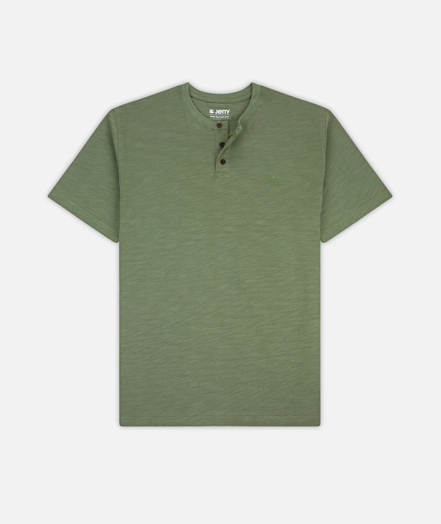 Mariana Slub Henley - Green