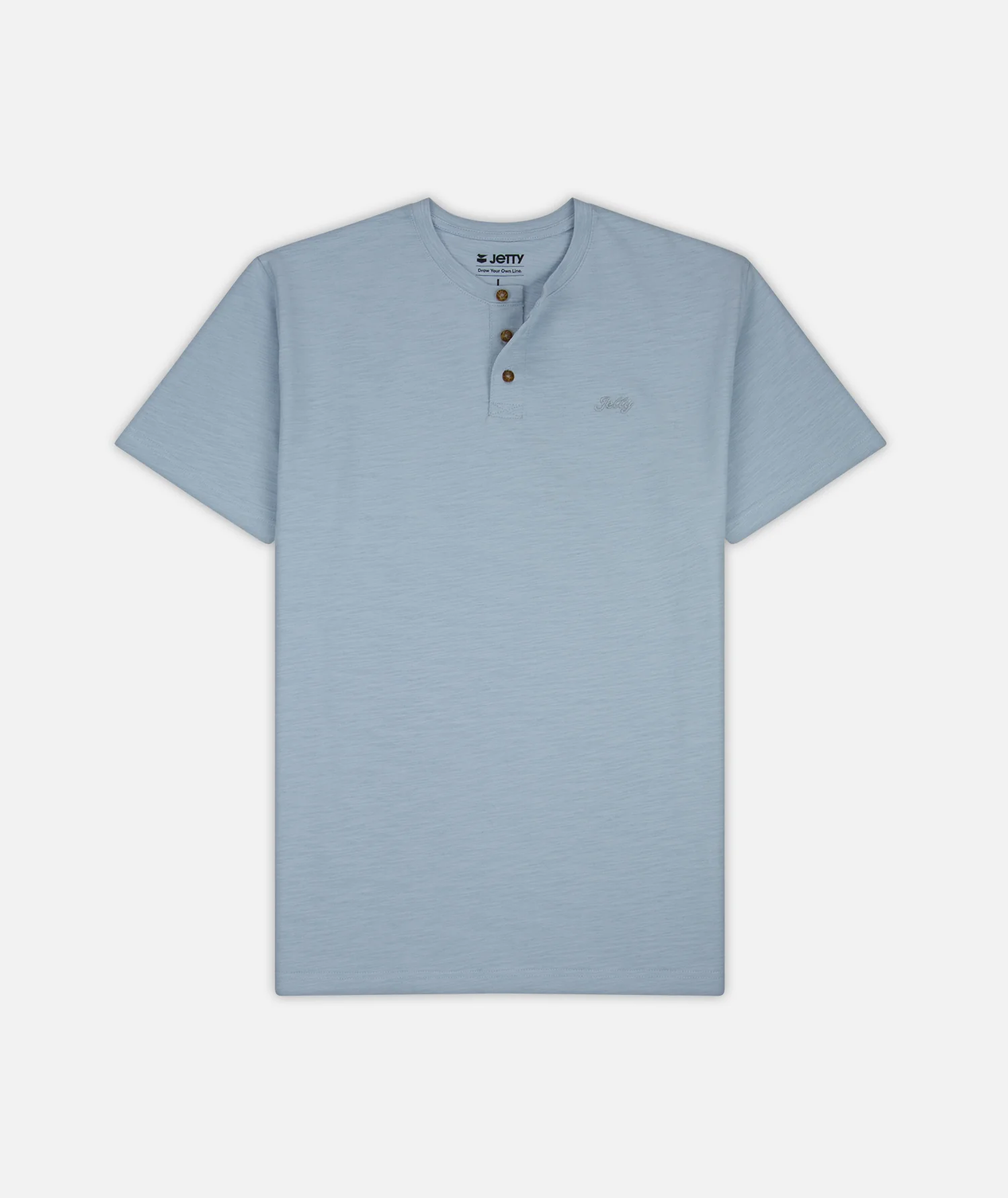 Mariana Slub Henley - Light Blue