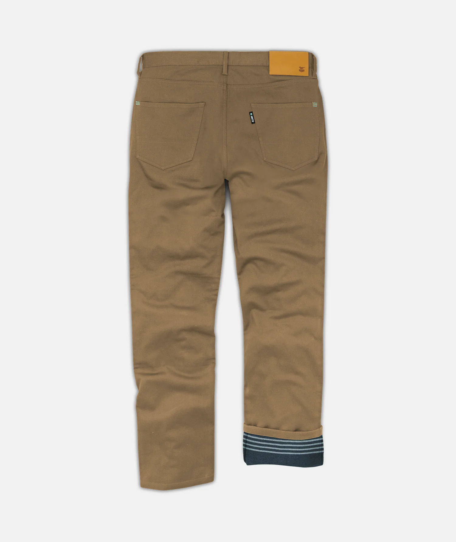 Mariner Flannel Lined Pant - Khaki - Image 2