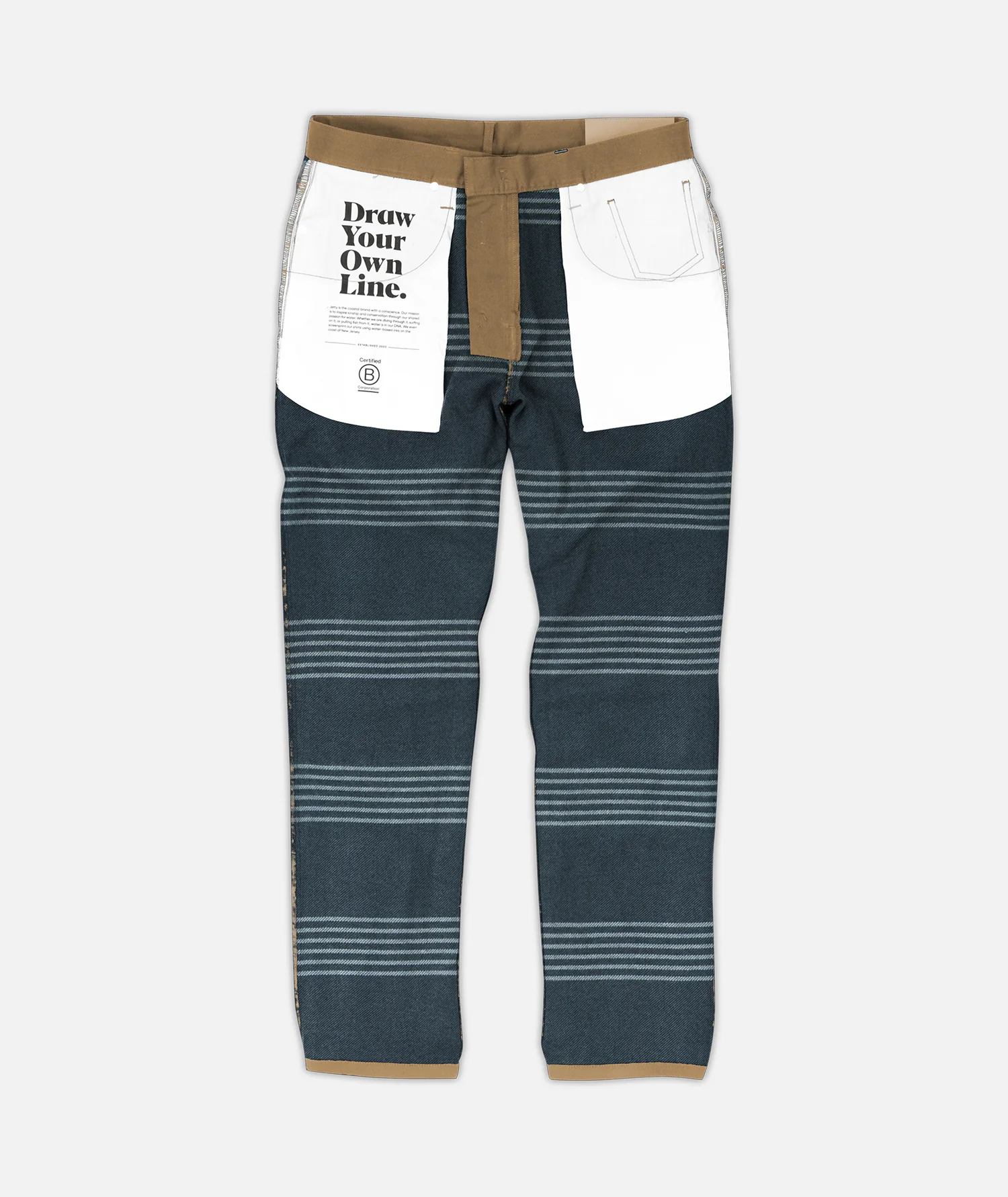 Mariner Flannel Lined Pant - Khaki - Image 3